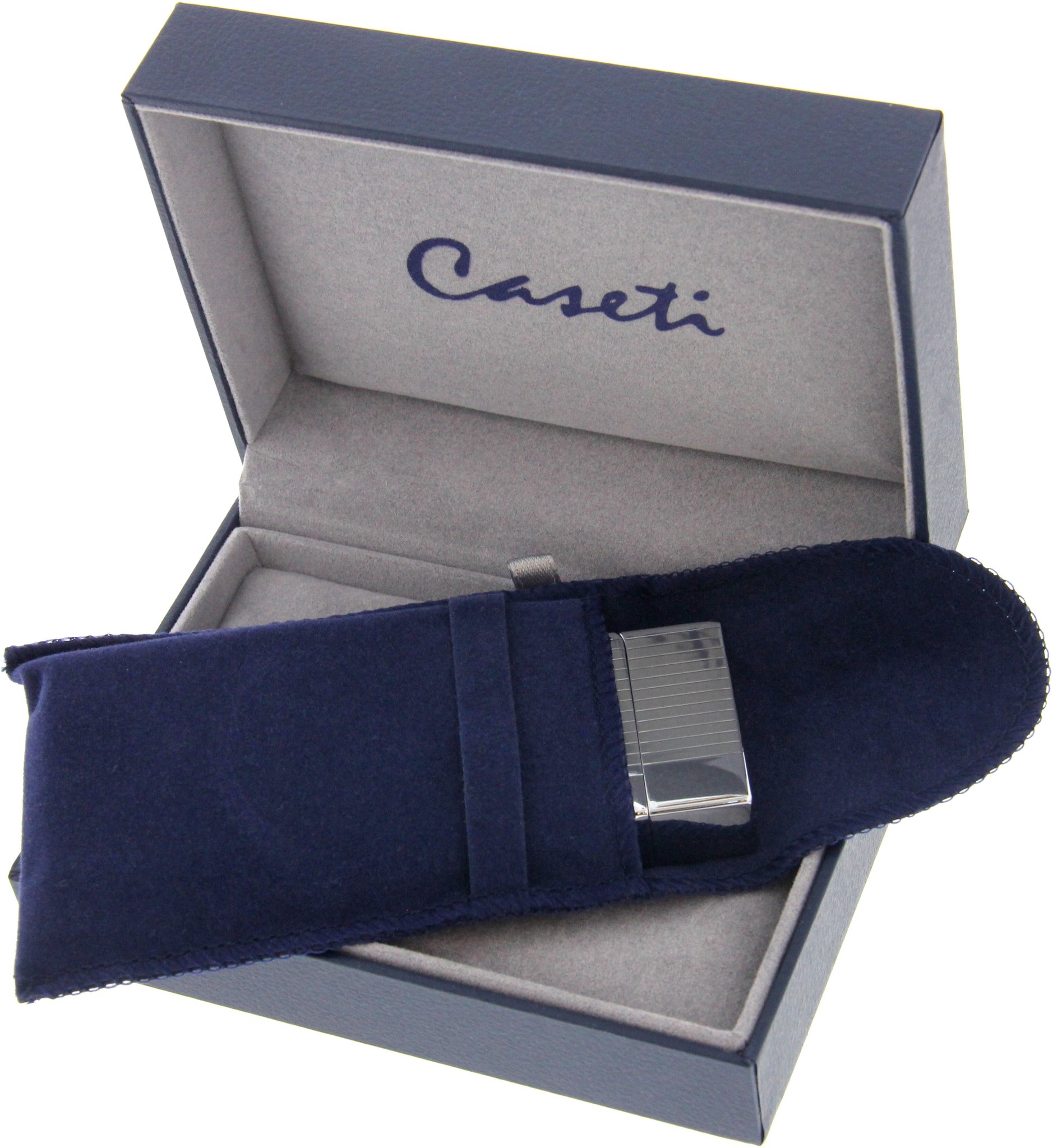 Caseti Paris Jetflame Feuerzeug Soleil chrom-schwarz (281430) Derailbild 2