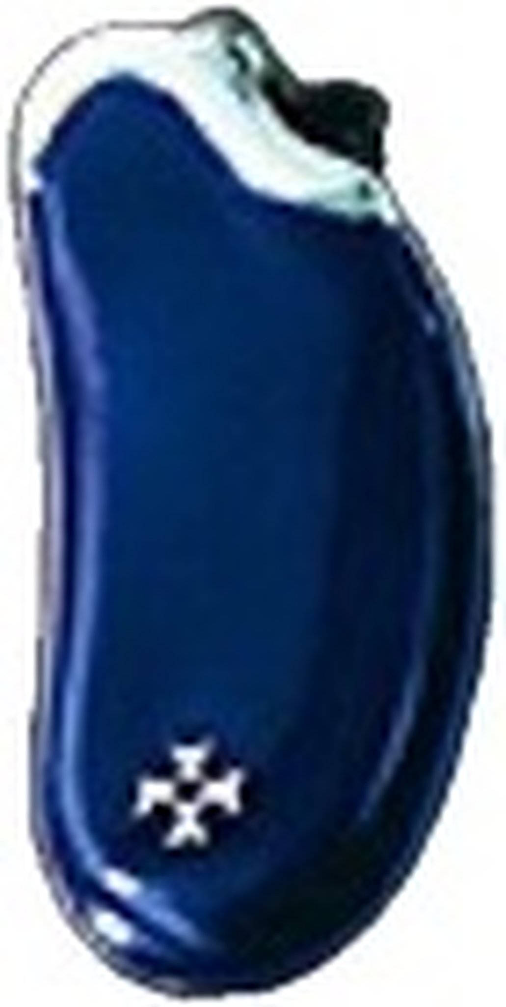 Sillems BiC Mini Bohne Sterling Silber Blau (1349B)