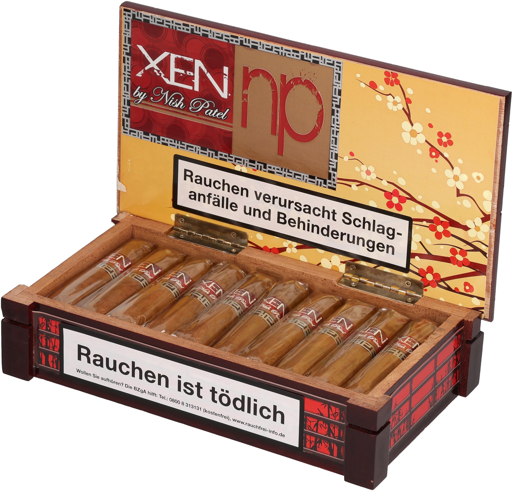 Xen Short Robusto box open