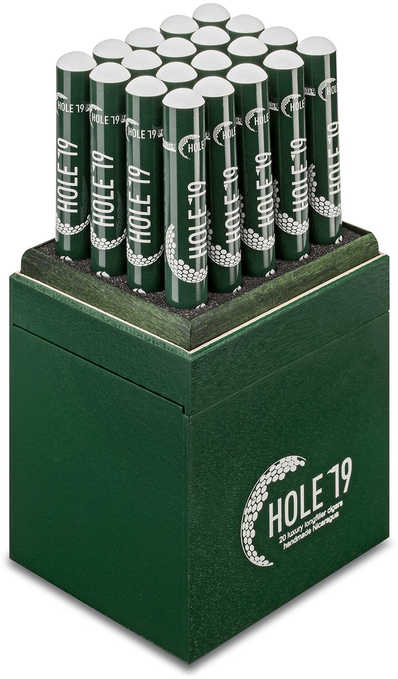 Schuster Hole 19 Corona Tubos Nicaragua Kiste offen Detailbild 3