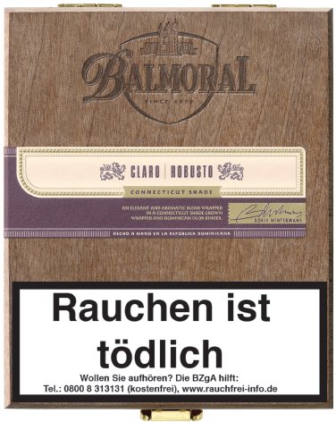 Balmoral Royal Selection Claro Robusto Kiste