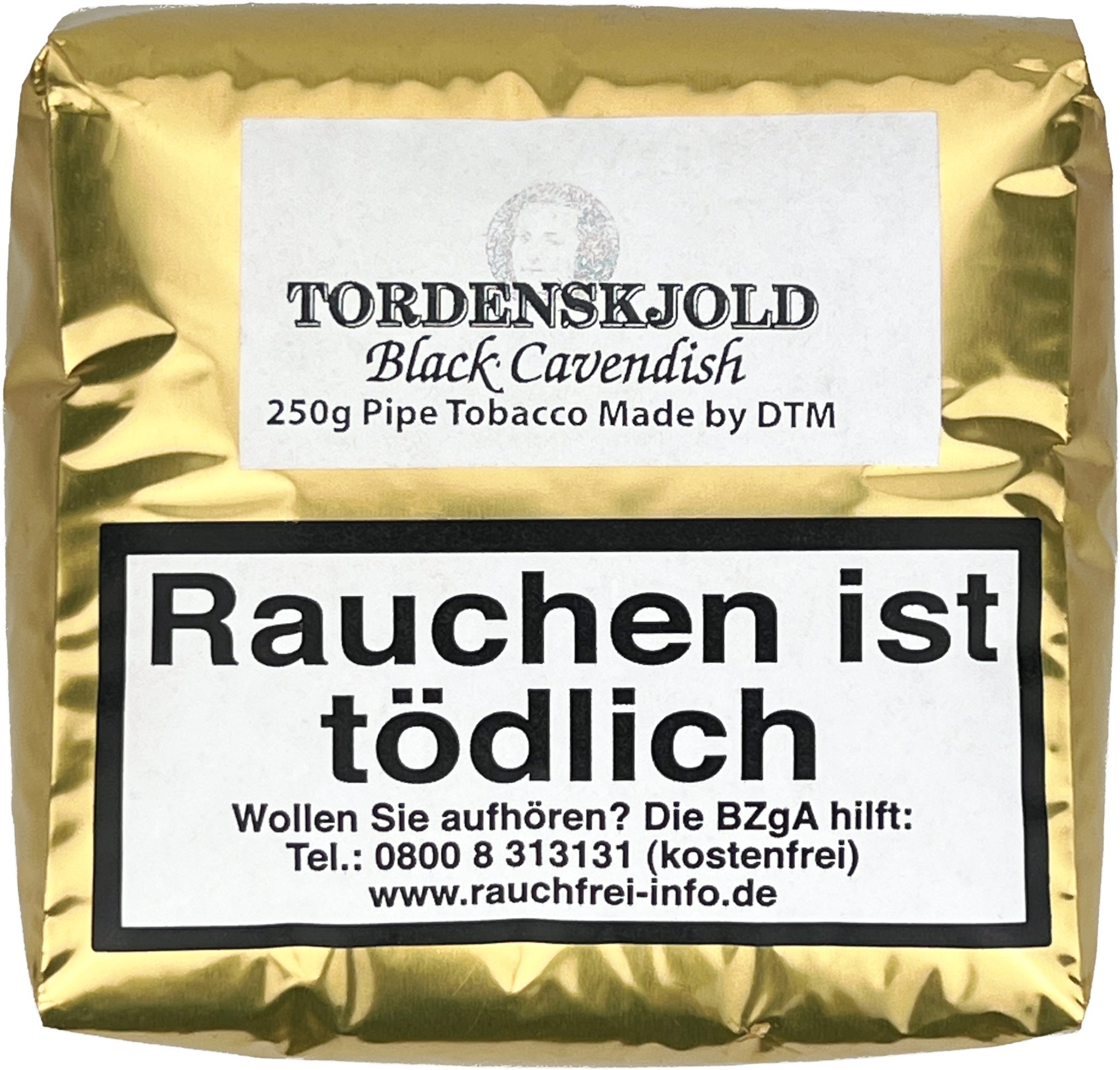 Tordenskjold Black Cavendish 250g Pouch