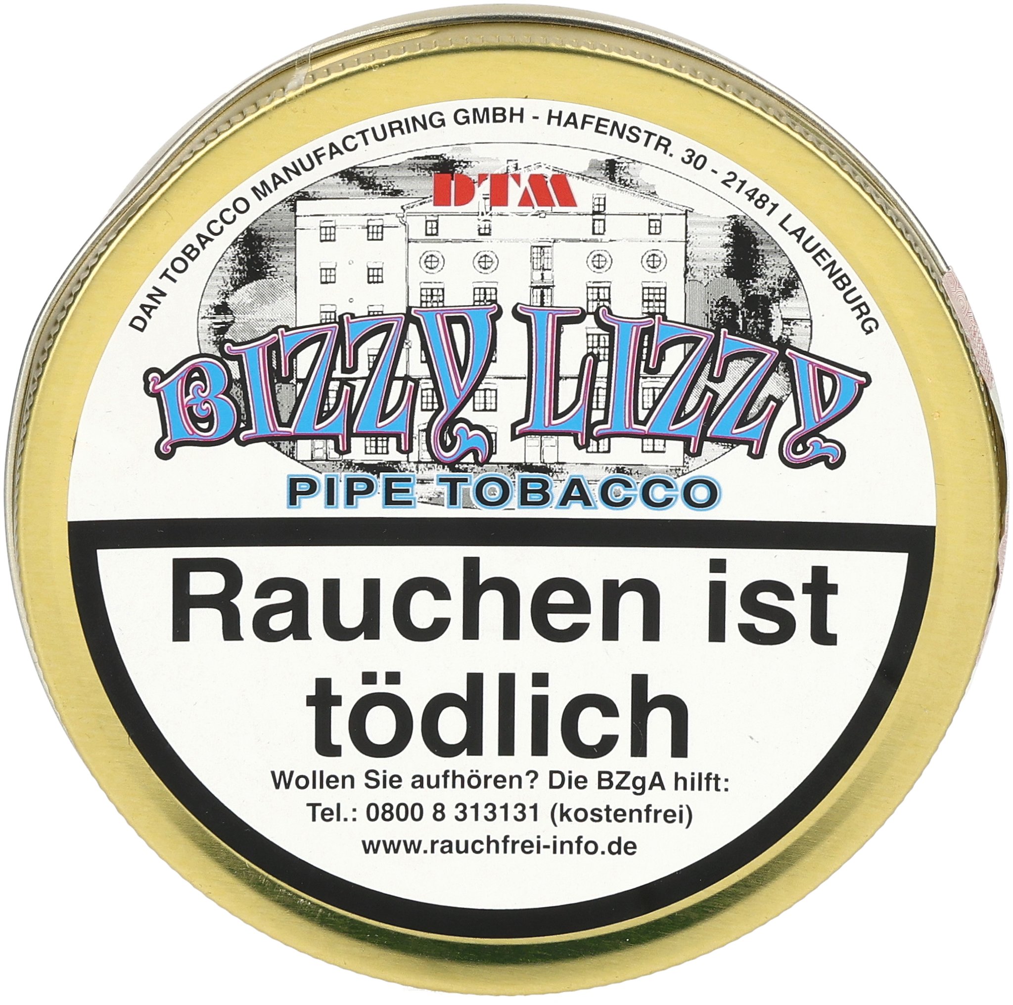 DTM Pfeifentabak Bizzy Lizzy 50g Dose_01