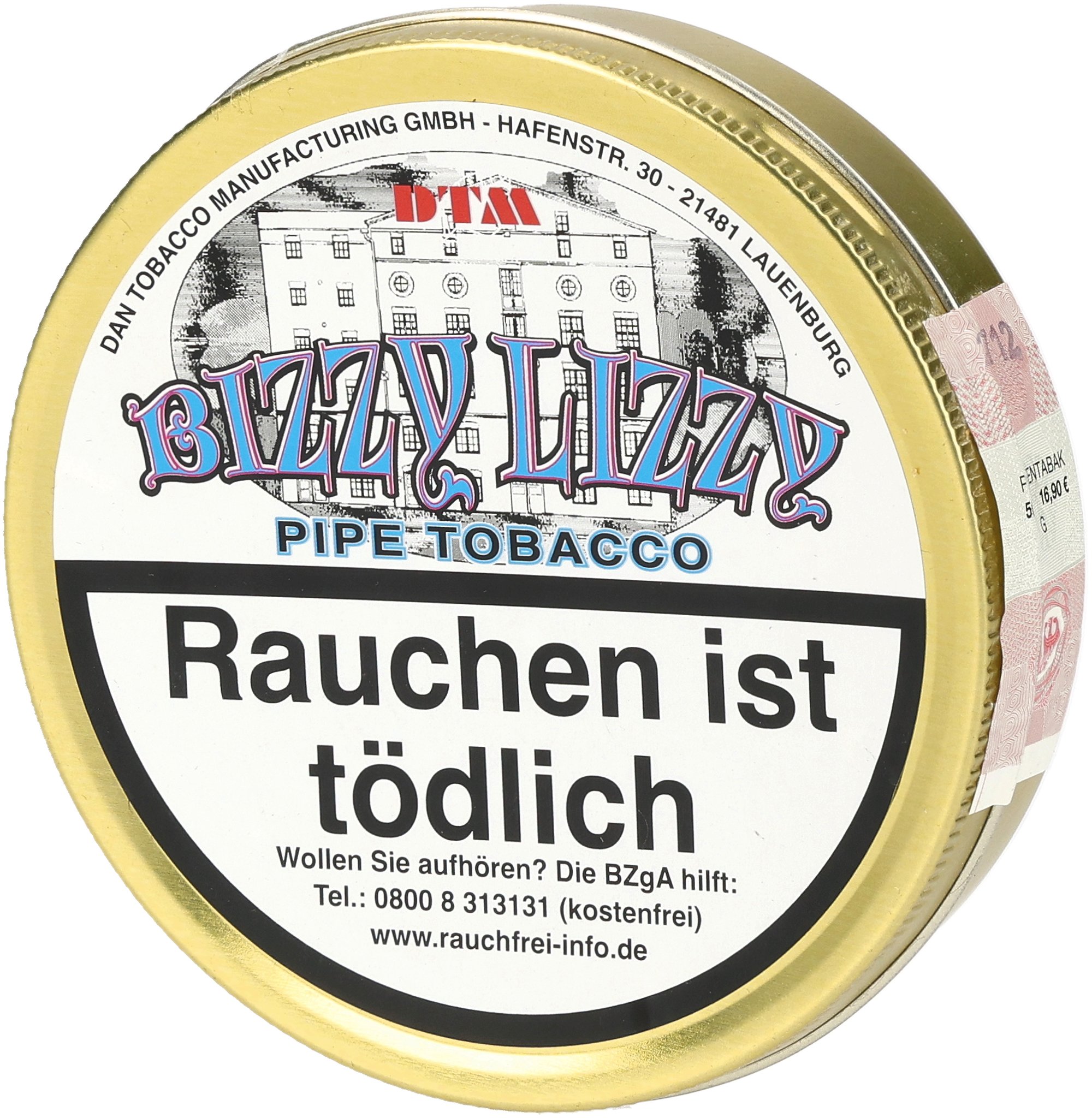 DTM Pfeifentabak Bizzy Lizzy 50g Dose_02