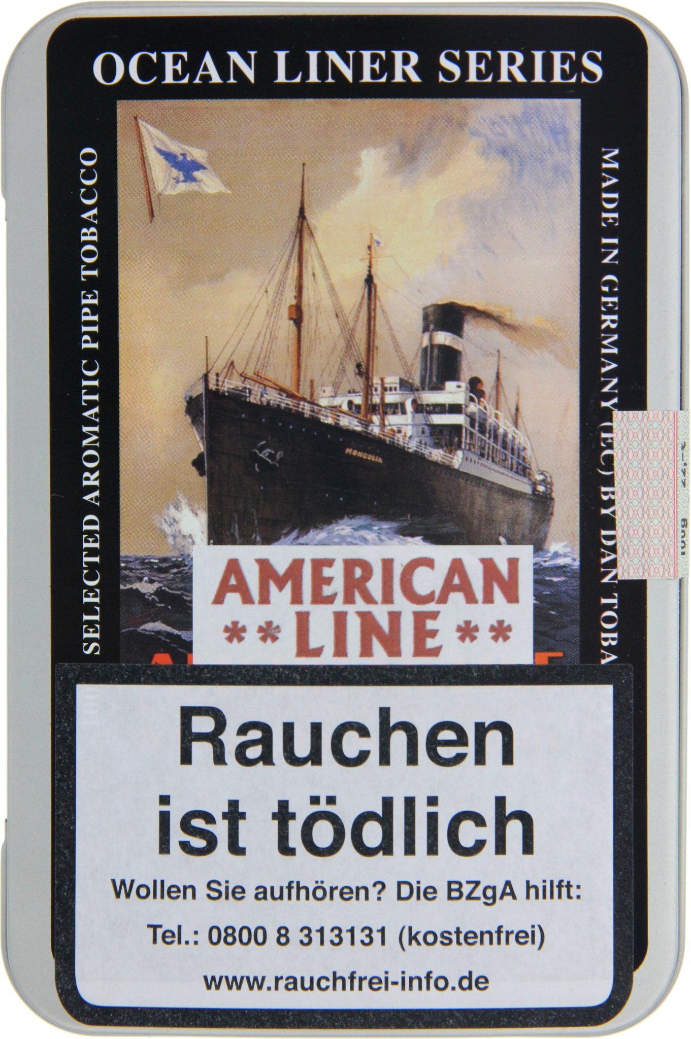 Dan Tobacco Ocean Liner Series American Line - Flake & Cavendish 100g Dose