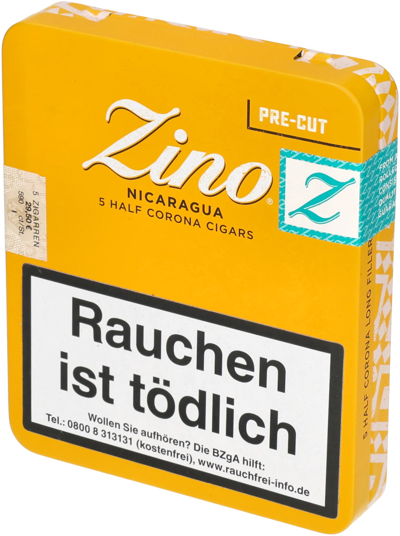 Half Corona 5 er pre-cut tin