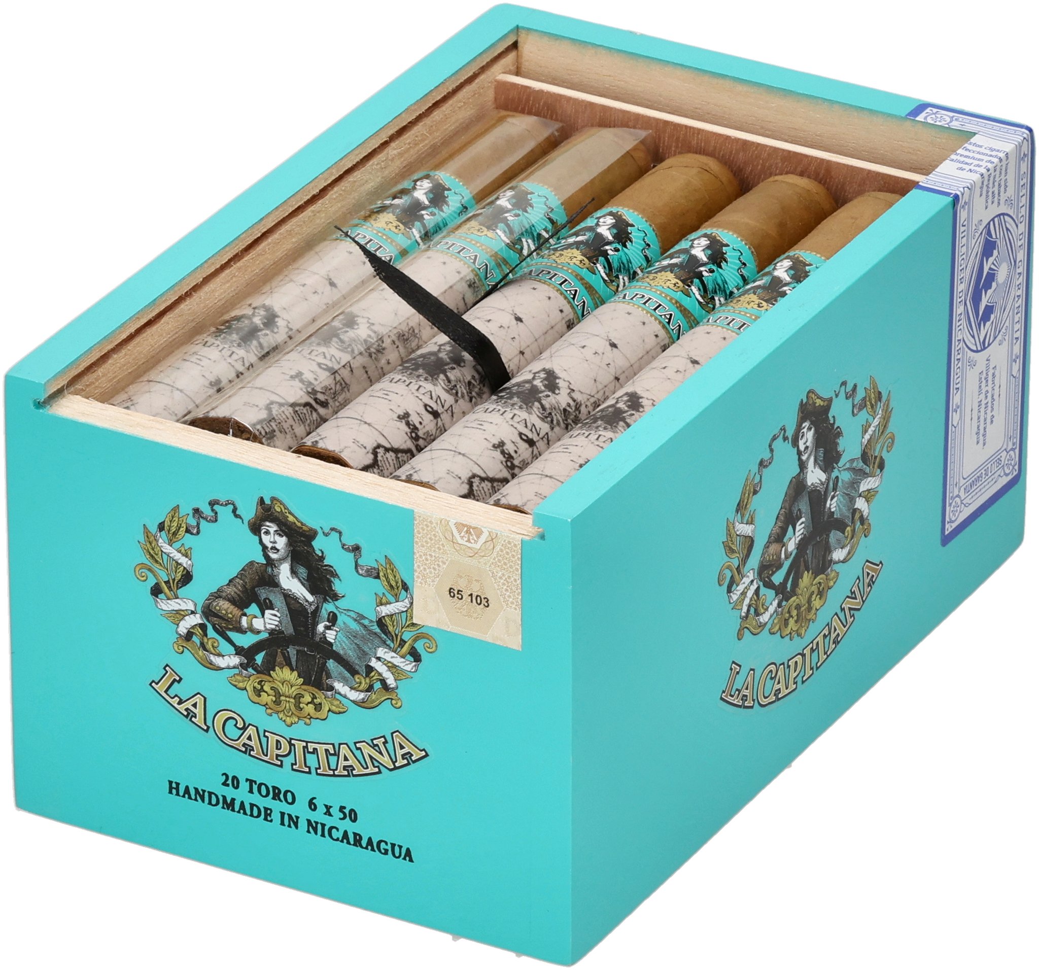 La Capitana Toro box open