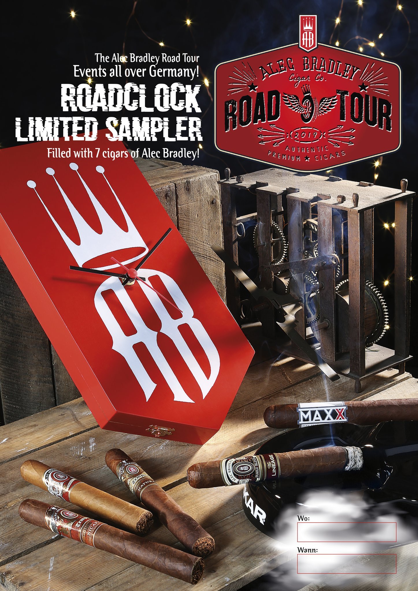 Alec Bradley Sampler Road Tour 2019 (7er Box) Werbebild
