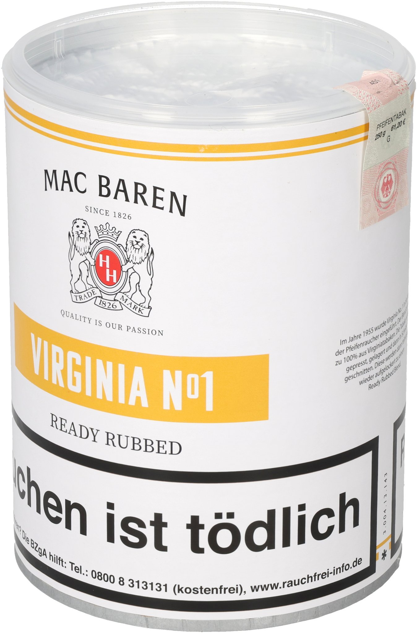 Virginia No. 1 250g detail