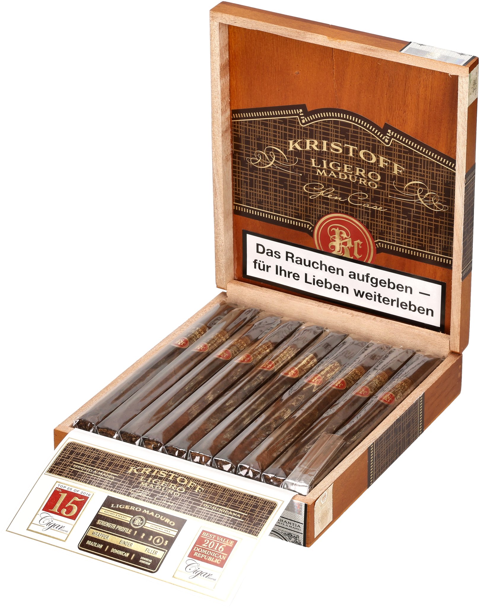 Ligero Maduro Lancero box open2