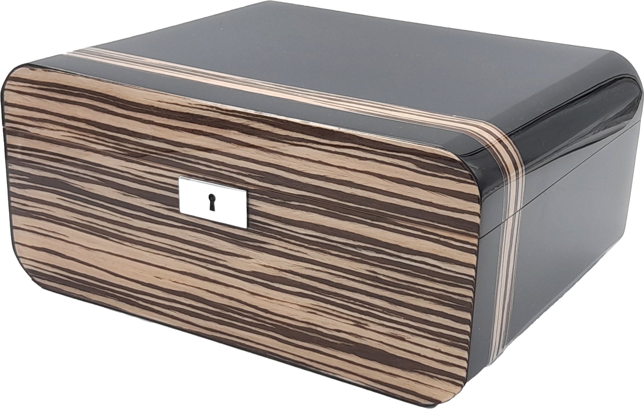 Guy Janot Classic Humidor Zebrano schwarz für 50 Zigarren (627)