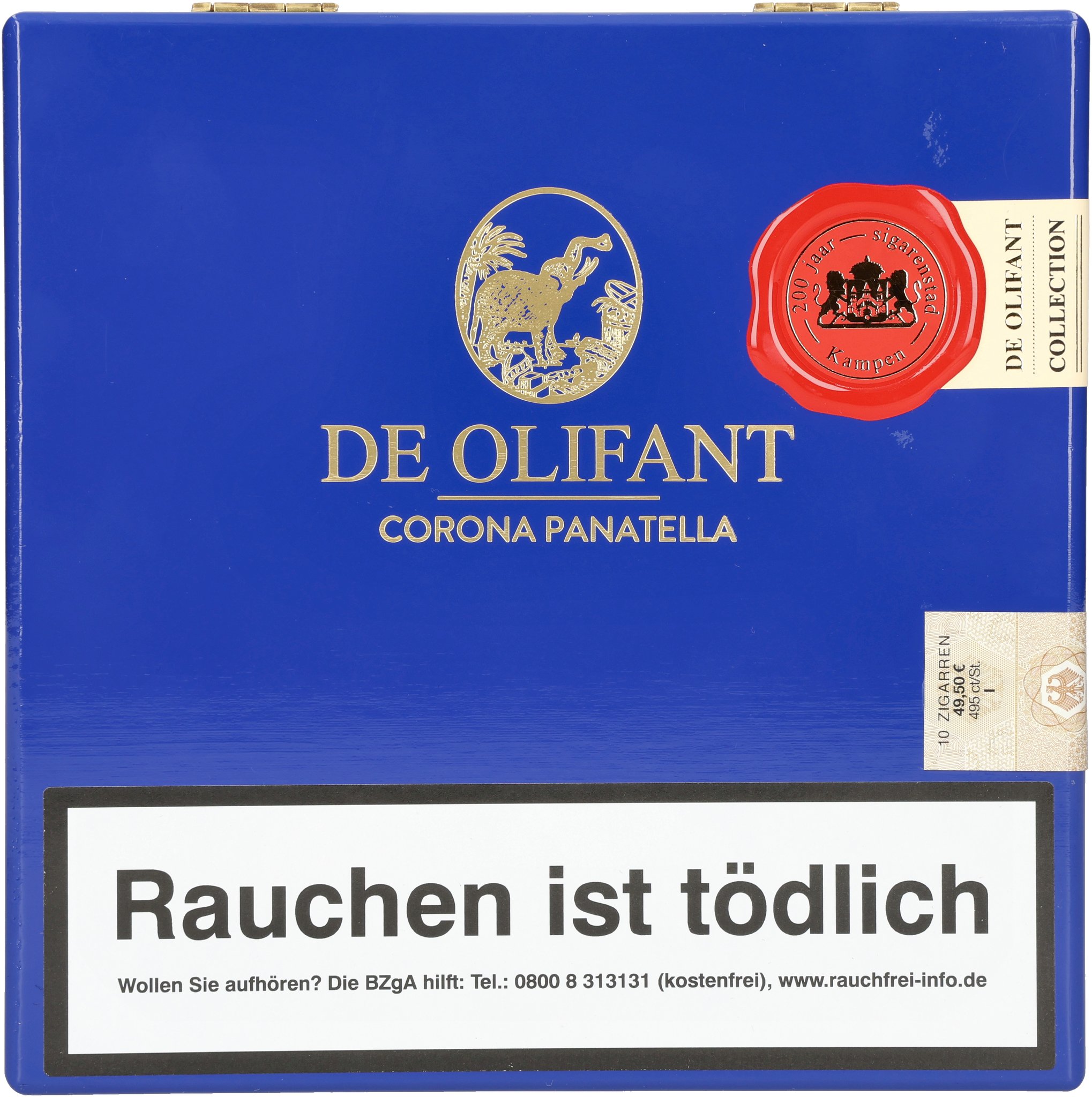 2026 200 Jaar Kampen Corona Panatella box front