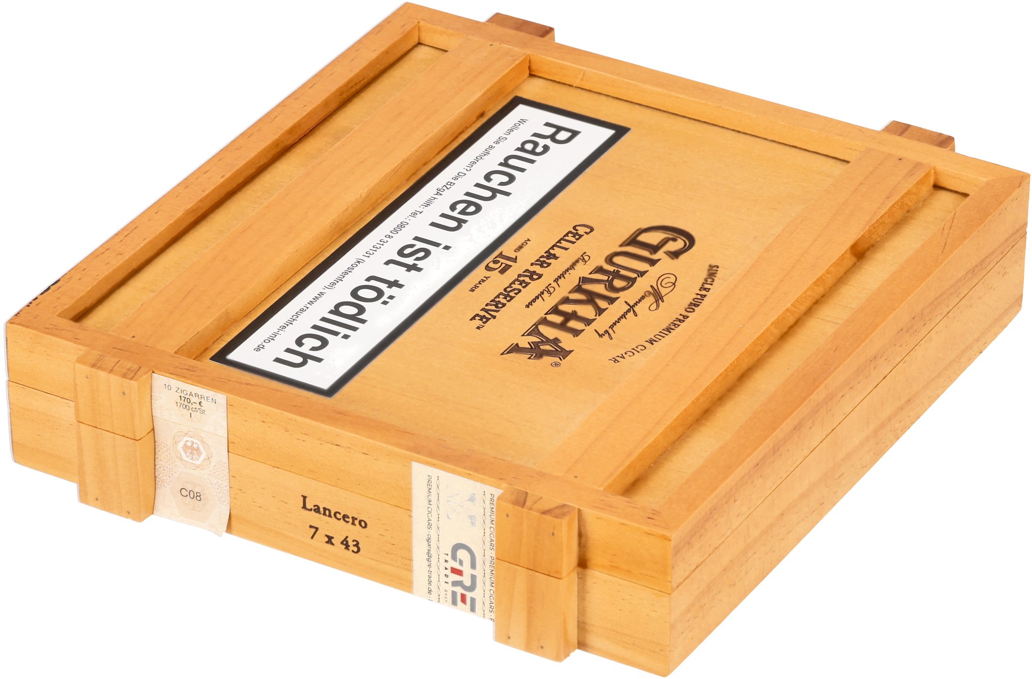 Gurkha Cellar Reserve 15 Years Lancero_Kiste