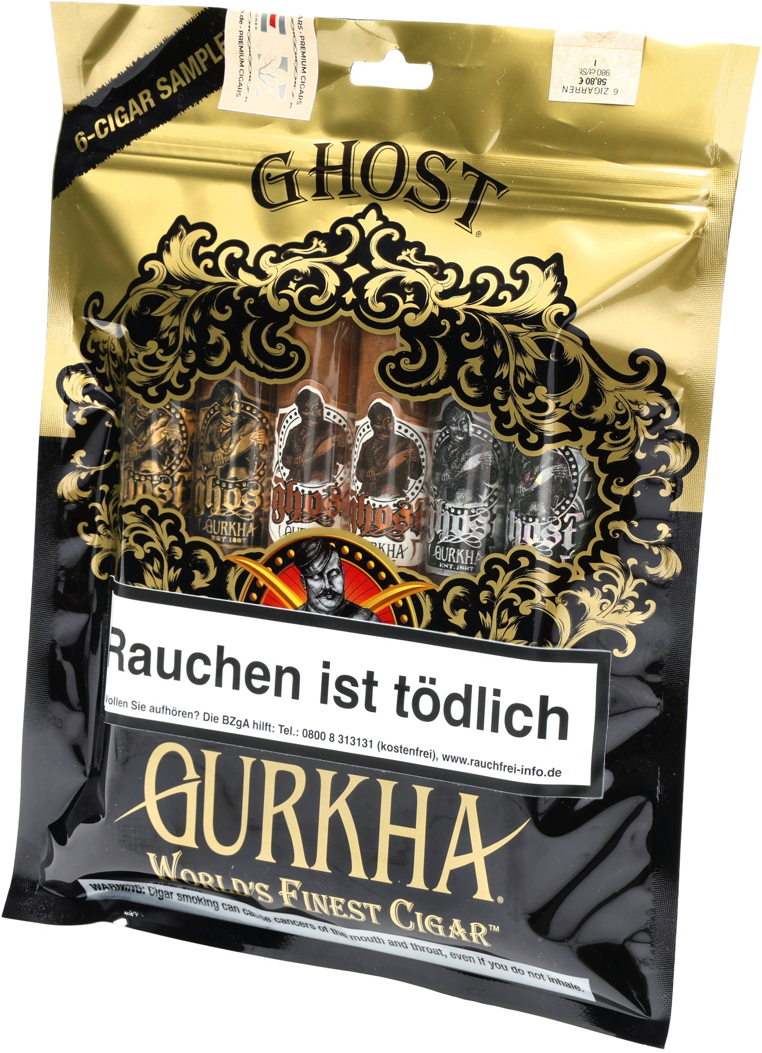 Gurkha World Finest Cigar Sampler seitelich