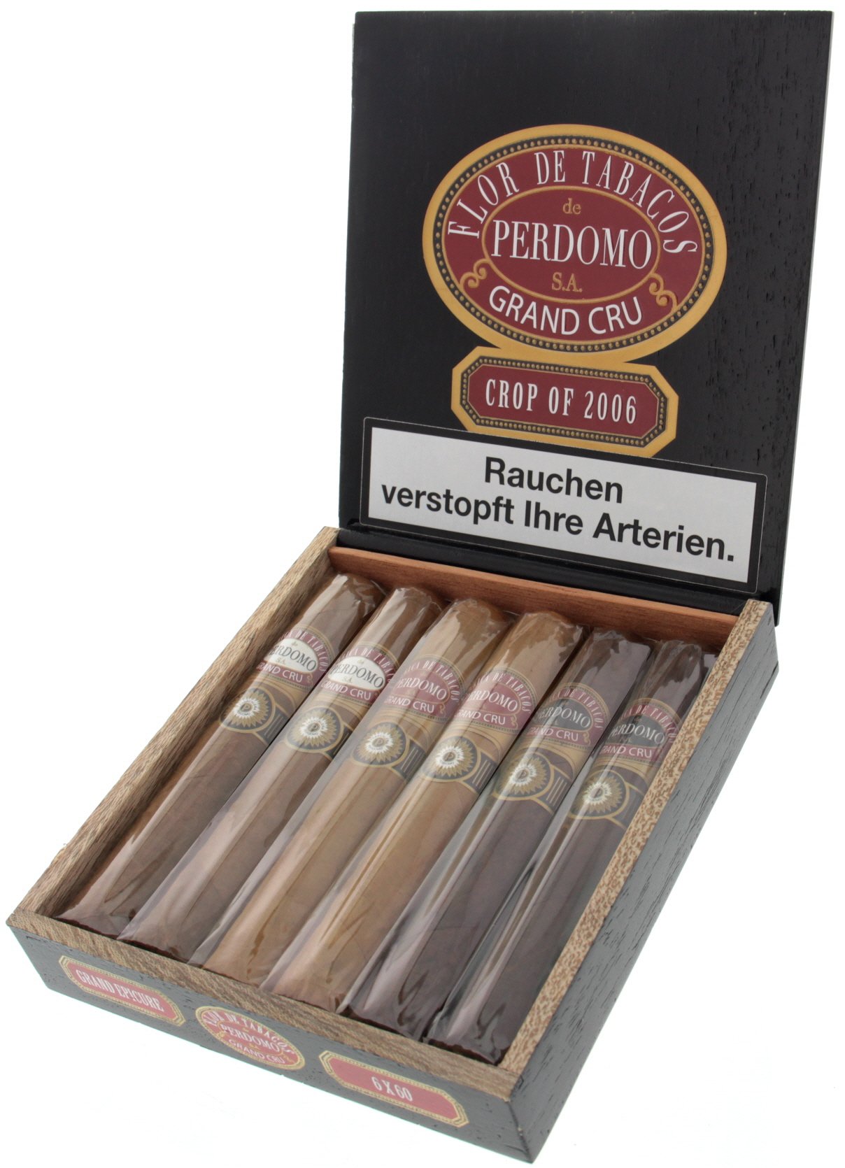 Perdomo Grand Cru 2006 Epicure 6er Sampler offen