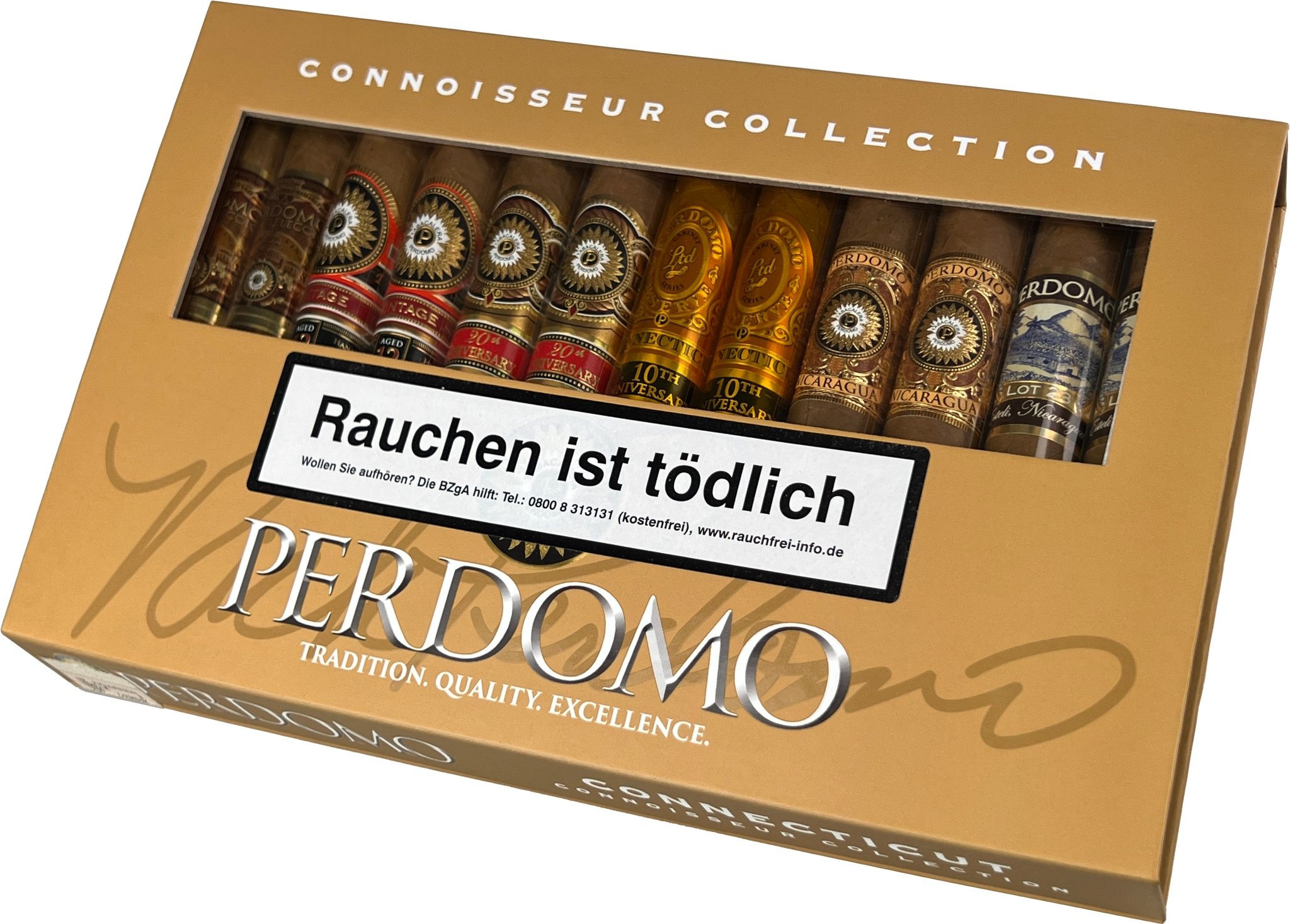 Perdomo Sampler Connoisseur Collection Connecticut 12er