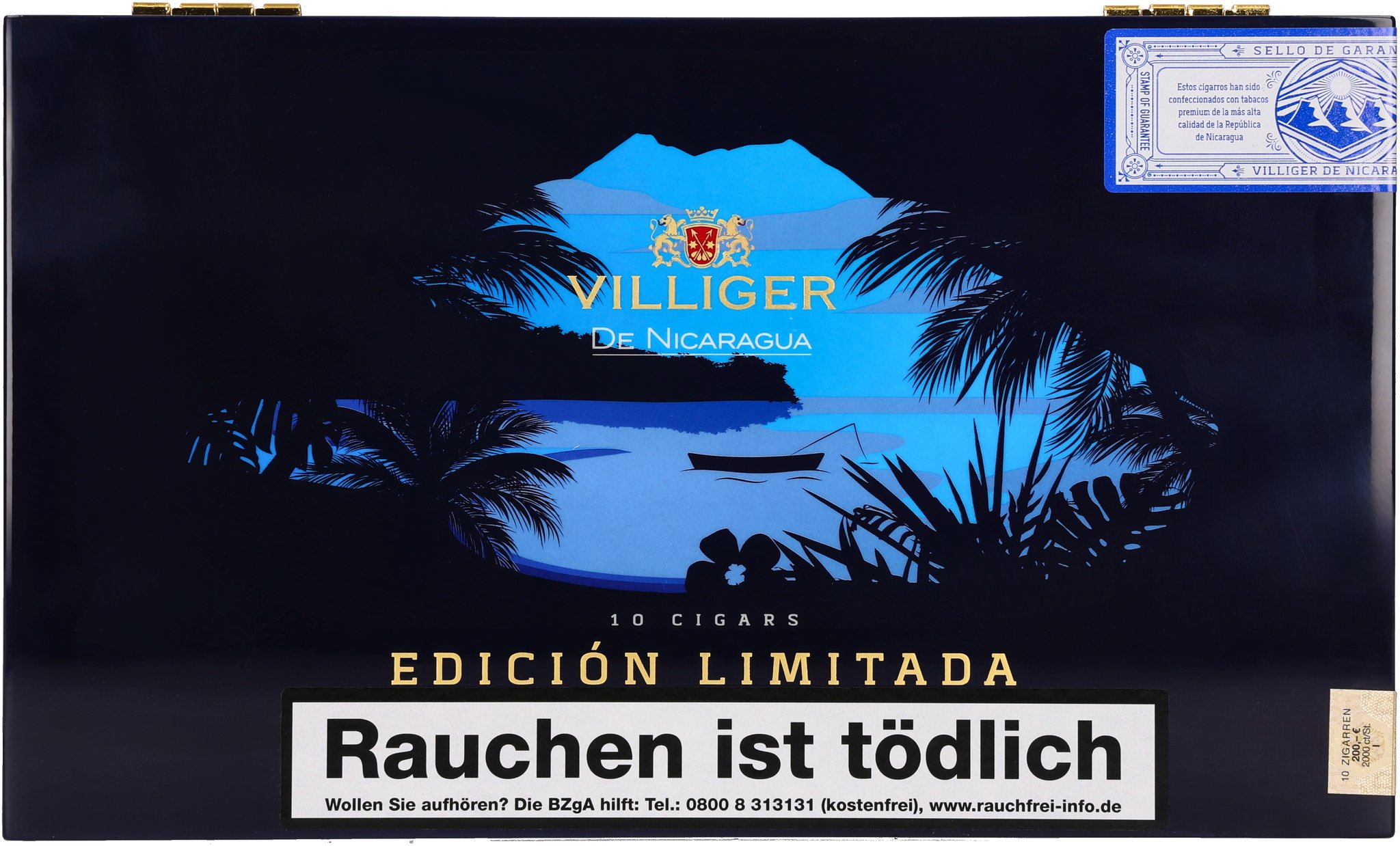 Villiger Edicion Limitada 2026 Nicaragua Gordo_Frontal
