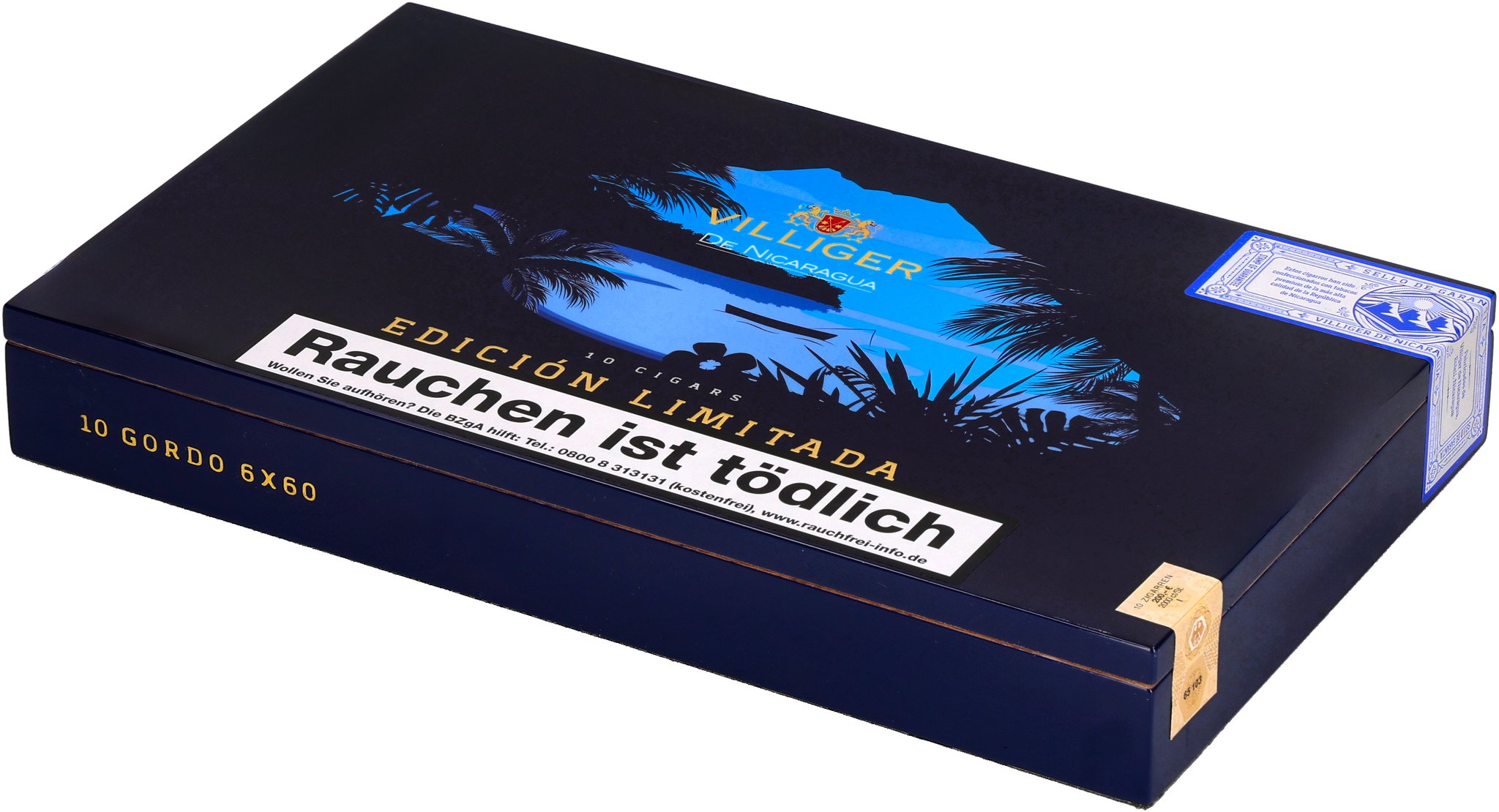 Villiger Edicion Limitada 2026 Nicaragua Gordo_Kiste