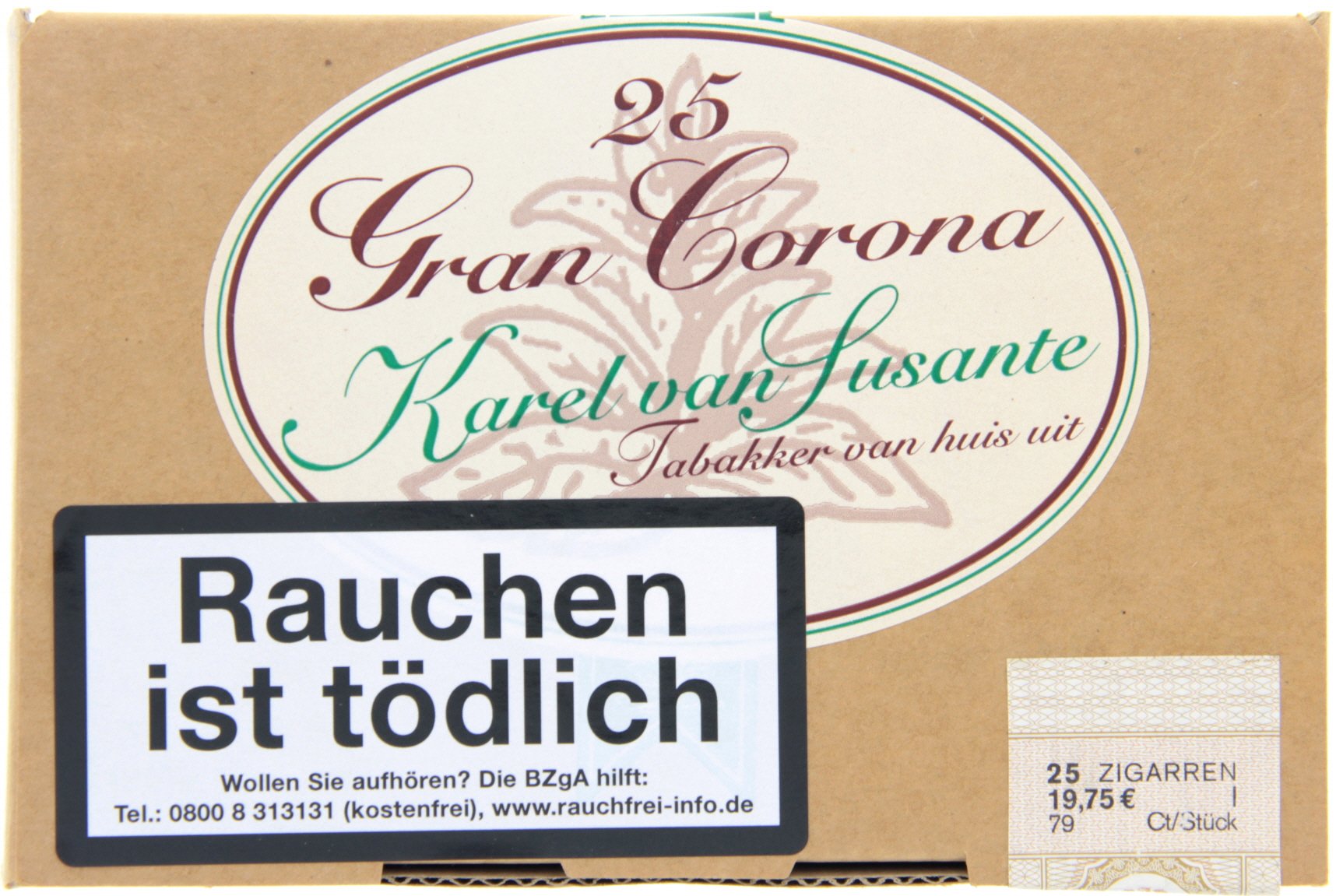 Karel van Susante Gran Corona Sumatra (25er)