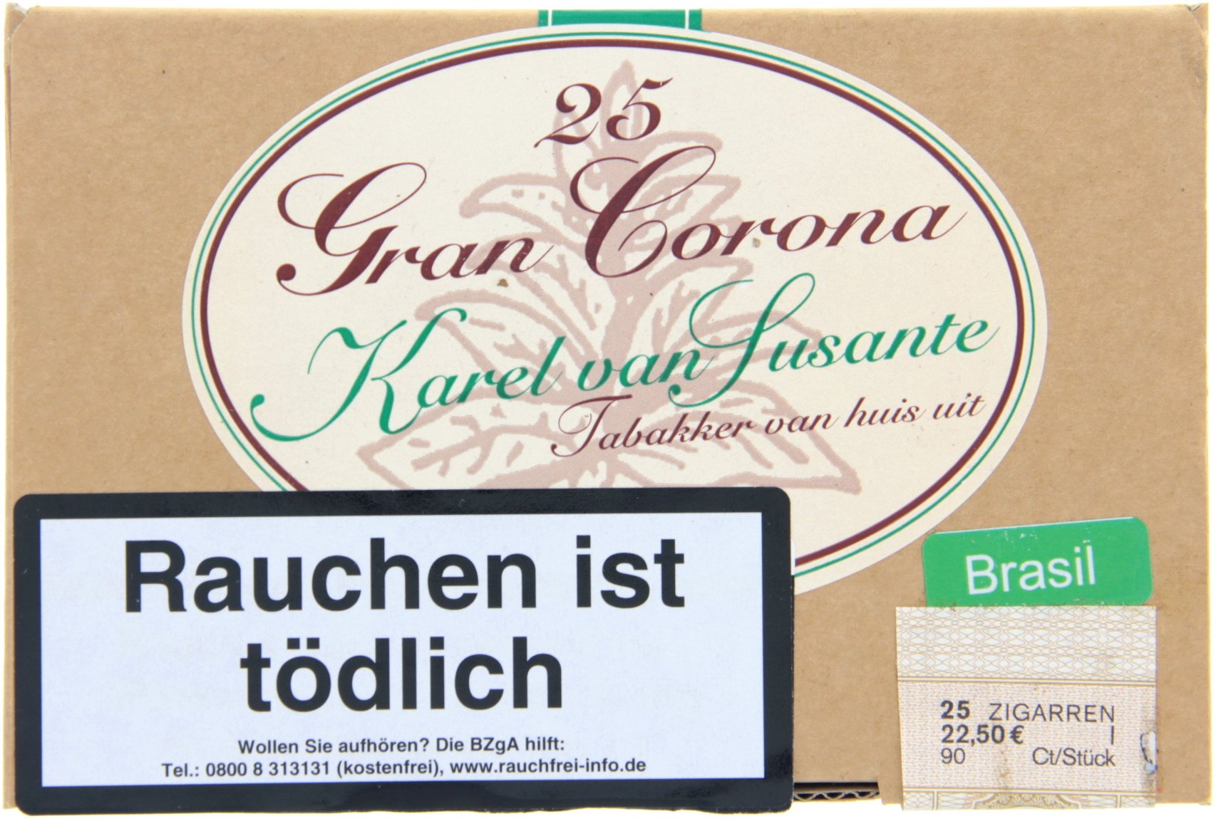 Karel van Susante Gran Corona Brasil (25er)