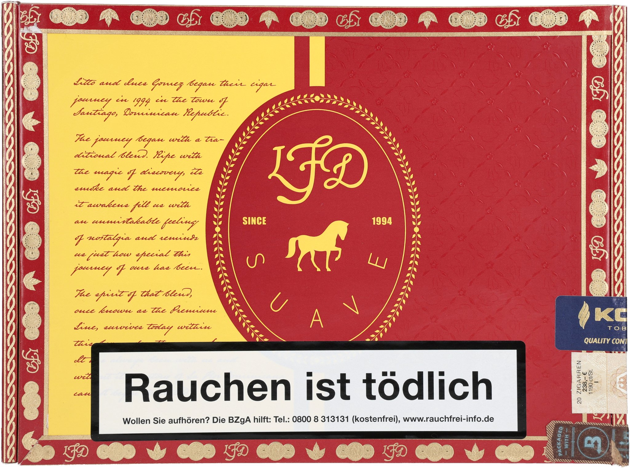 Suave Maximo box front