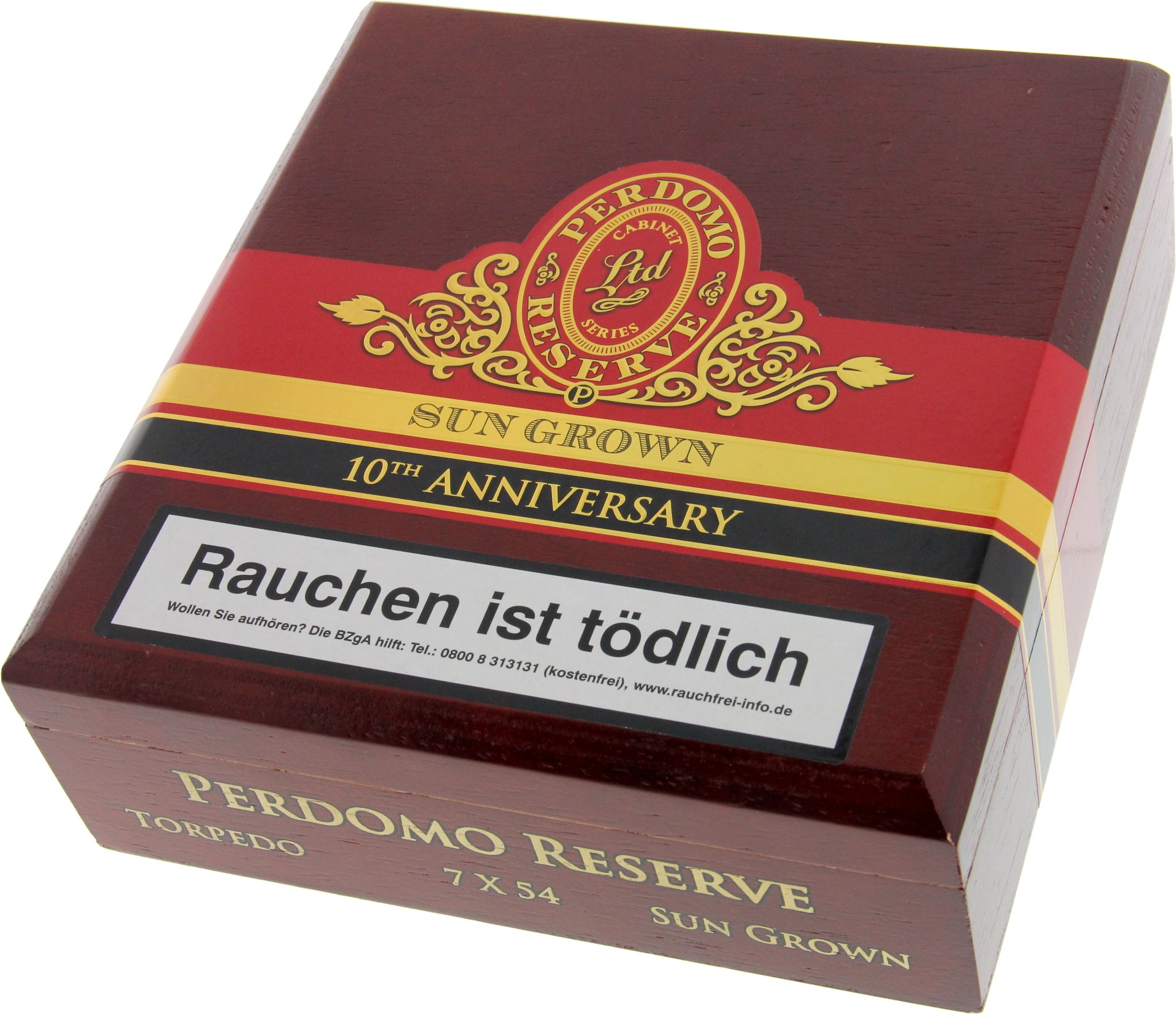 Perdomo Reserve 10th Anniversary Torpedo (Box-Pressed Sun Grown) Kiste