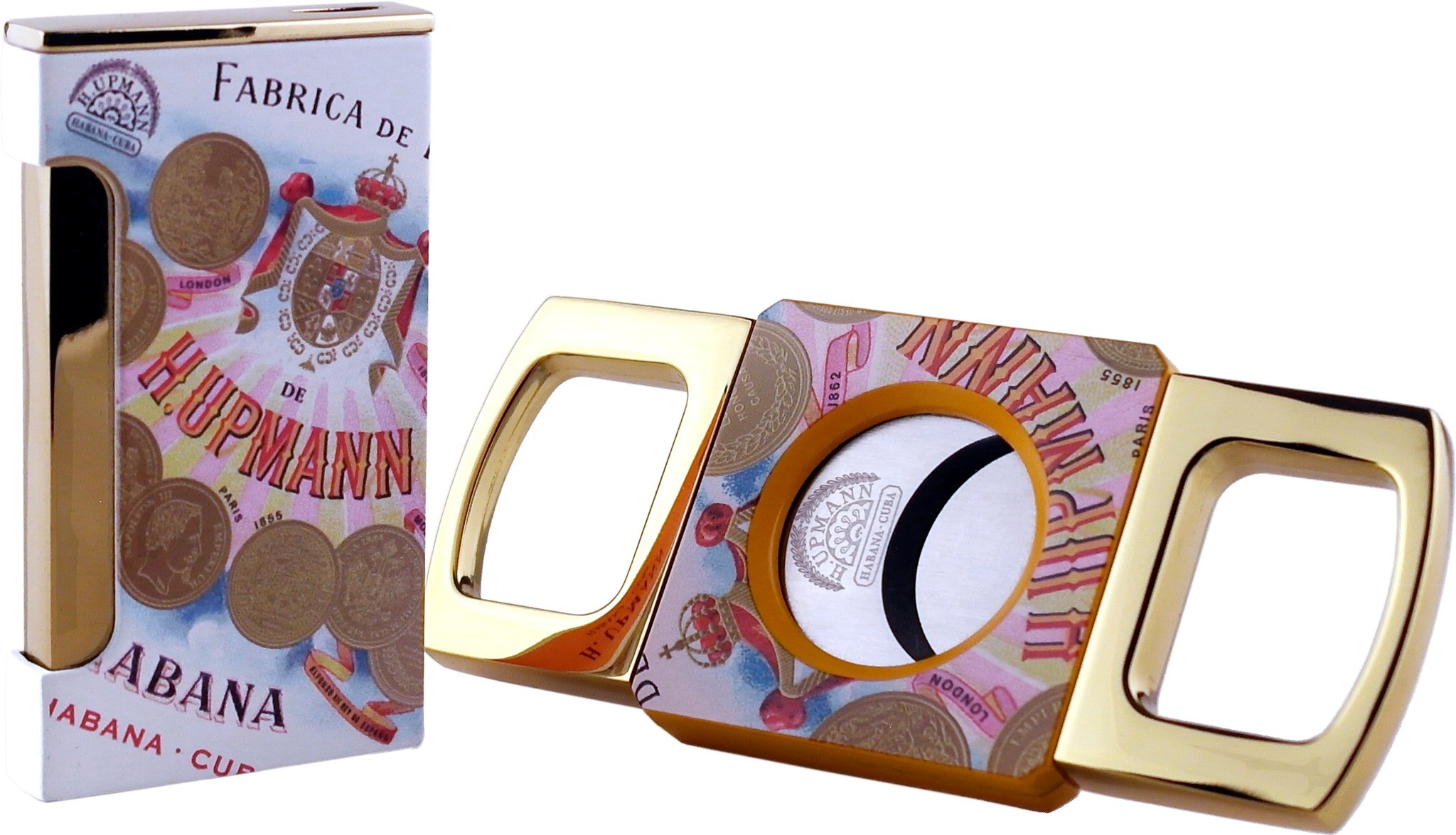 Feuerzeug und Cutter H. Upmann