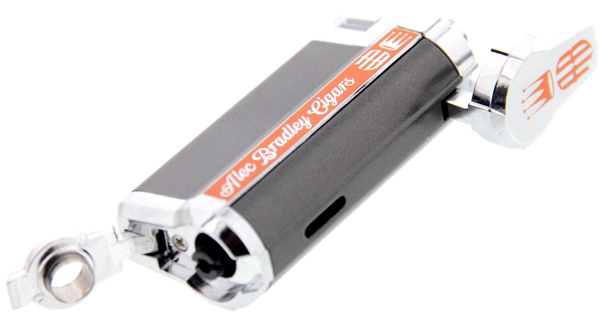 Alec Bradley Accessories Lighter Triple-Flame gunmetal liegend