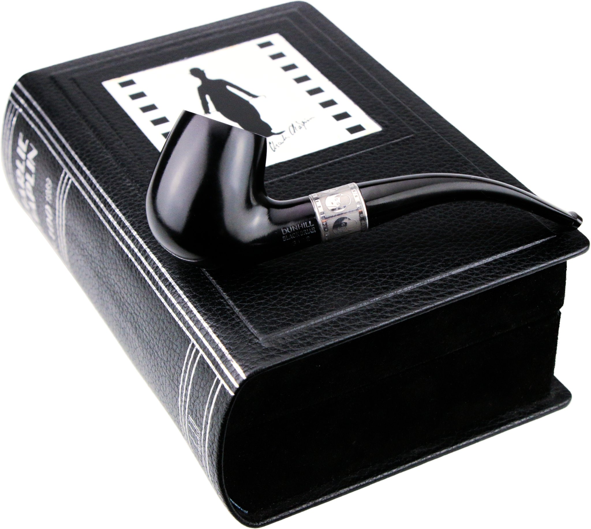 100 Jahre Charlie Chaplin Buch mit Pfeife