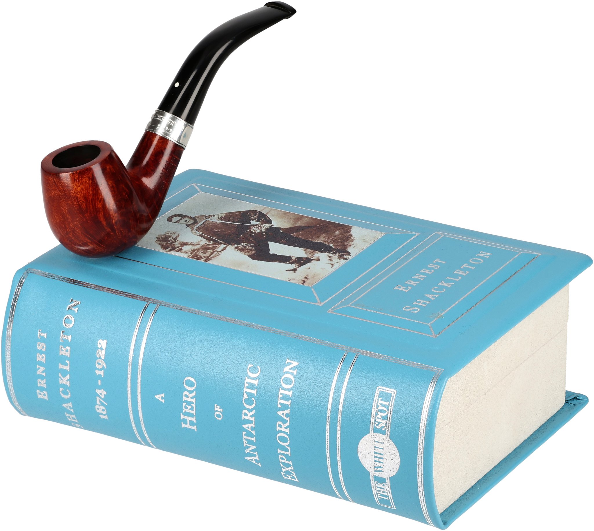 Dunhill Pipes Limited Edition No. 4113 Ernest Shackleton Amber Root (19/21) (Nr.723)_11