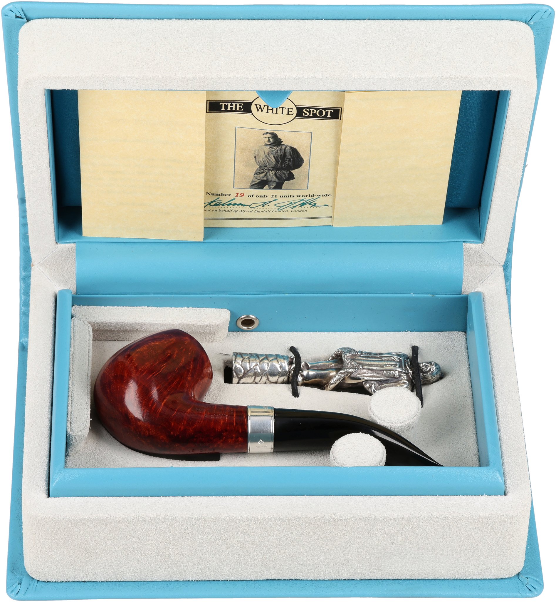 Dunhill Pipes Limited Edition No. 4113 Ernest Shackleton Amber Root (19/21) (Nr.723)_12