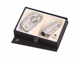 Colibri Geschenkset Jet II / Cut (silber-chrom)