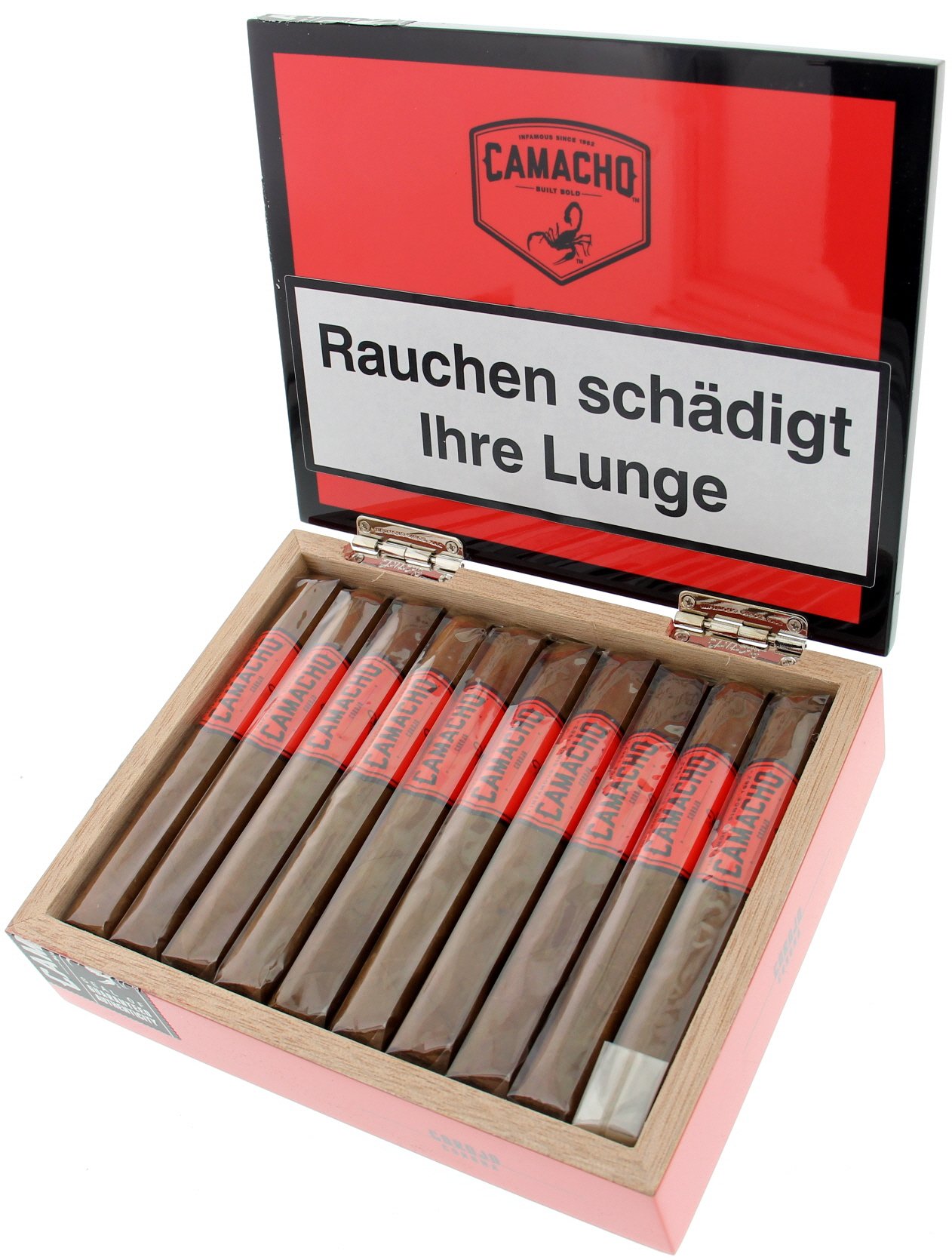 Camacho Corojo Corona Kiste offen