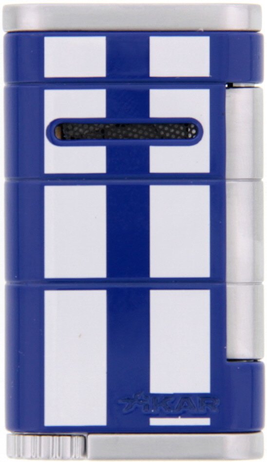 Xikar Allume (Single Jet) blue white stripe (532BLWH)