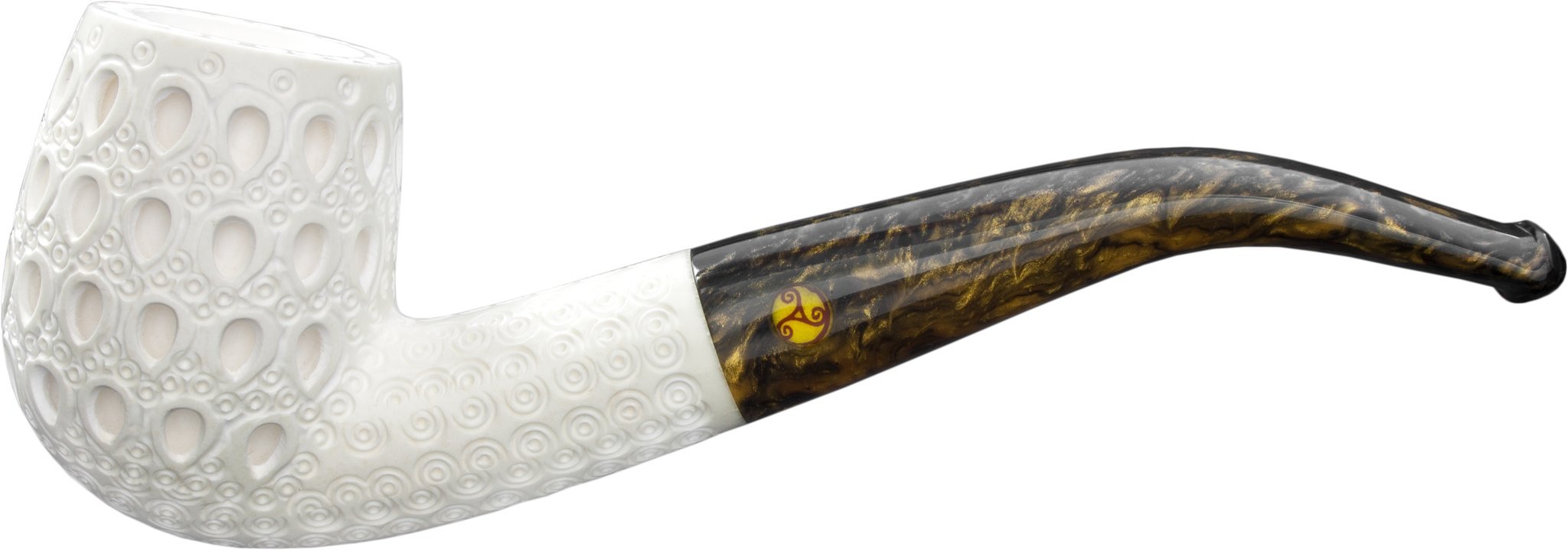 Rattray's White Goddess (Meerschaum) Bent Candy Carved Modell 6