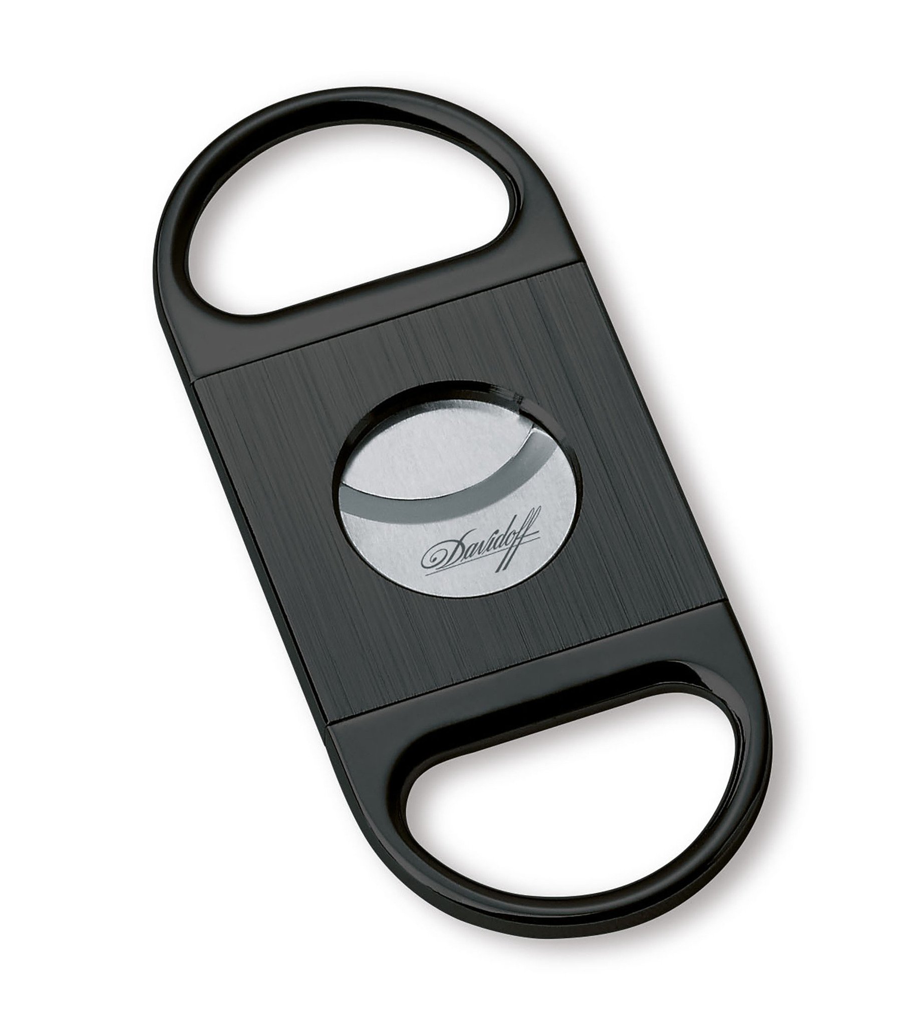 Davidoff Doppelklingen Cutter Edelstahl - gebürtstet (2633) schwarz