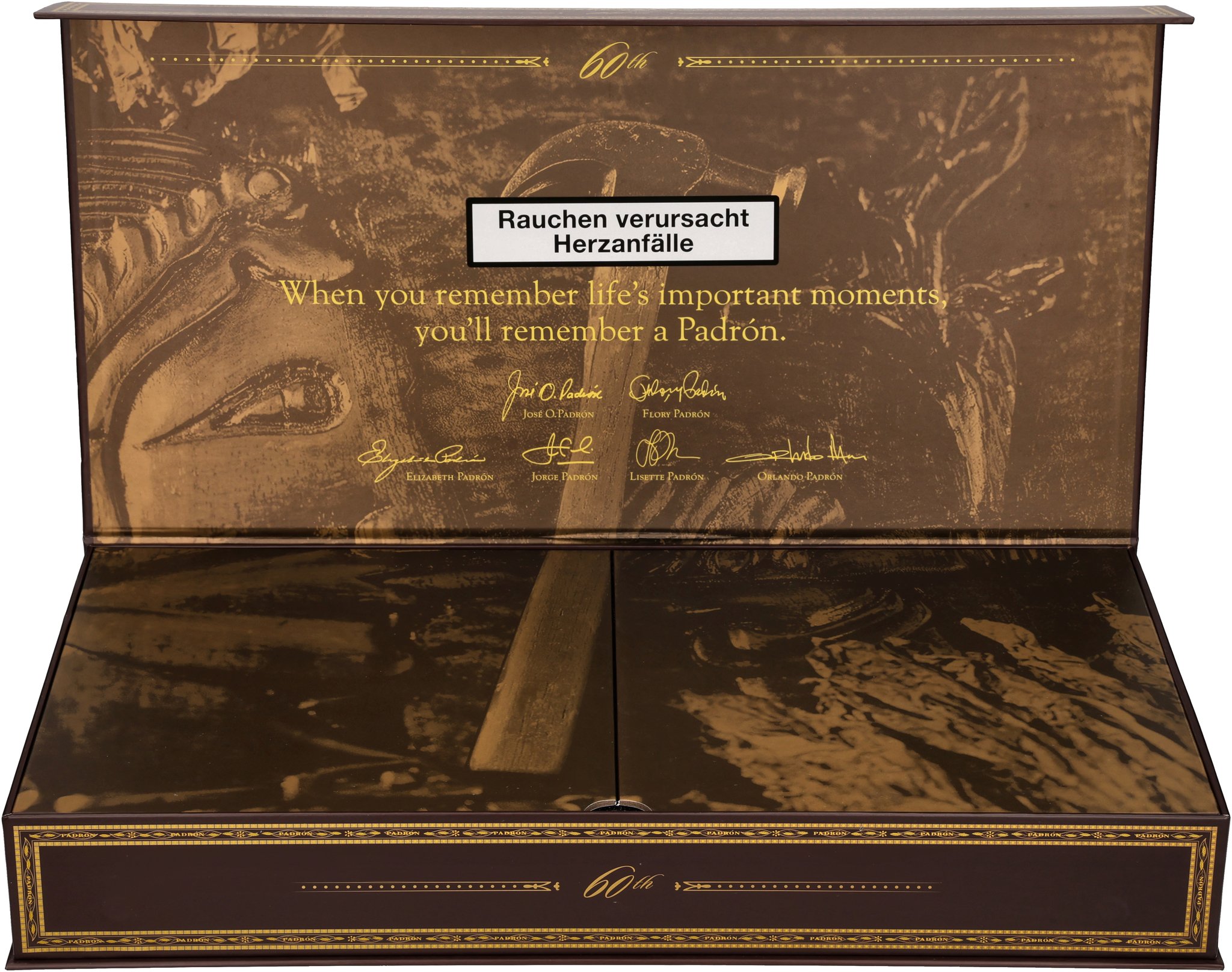 Padron Special Release 60th Anniversary CLASSIC Verpackung geöfnet