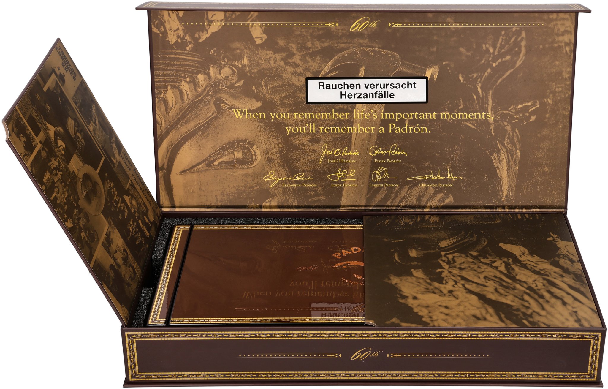 Padron Special Release 60th Anniversary CLASSIC Verpackung einseitig offen