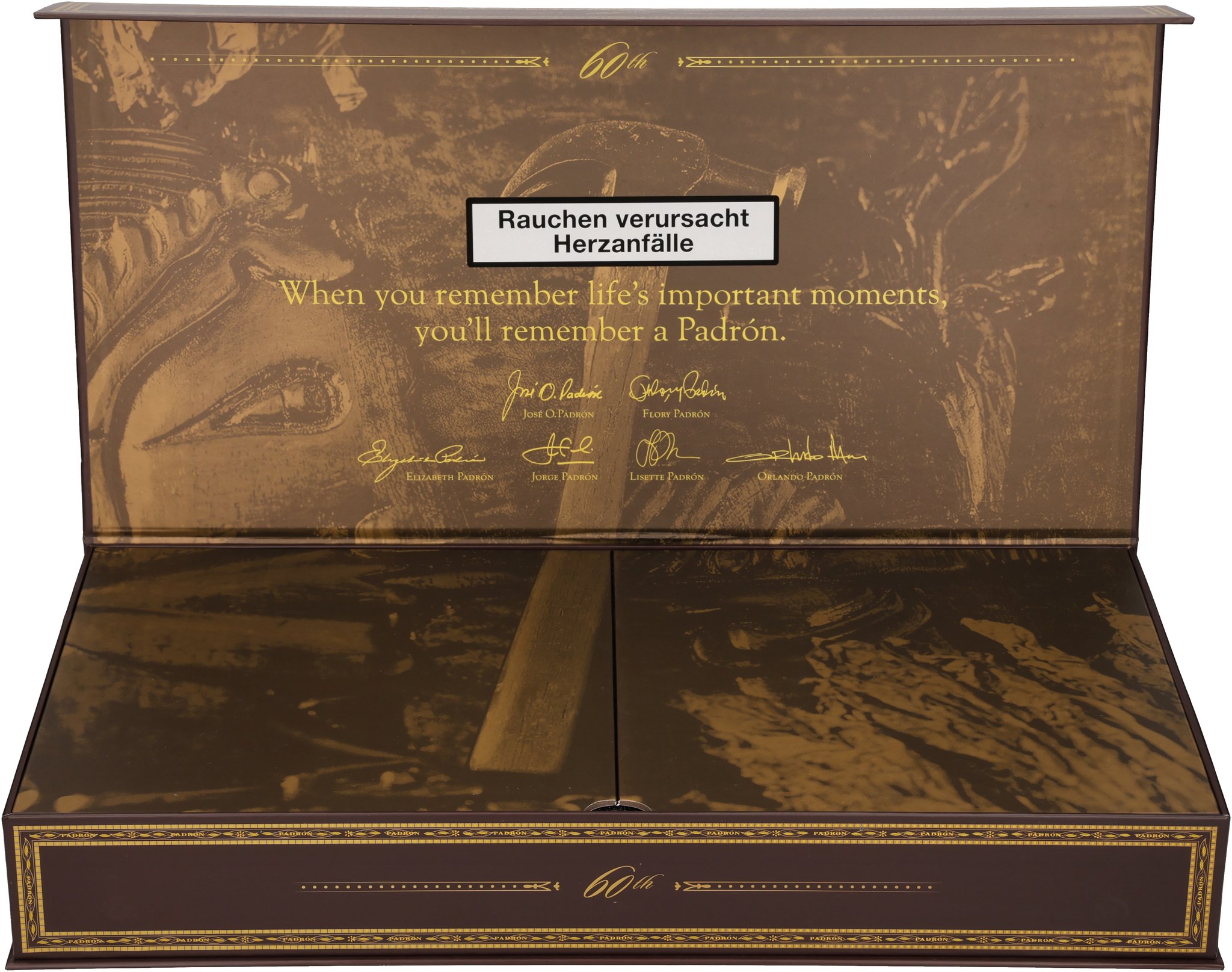 Padron Special Release 60th Anniversary MADURO Verpackung geöffnet