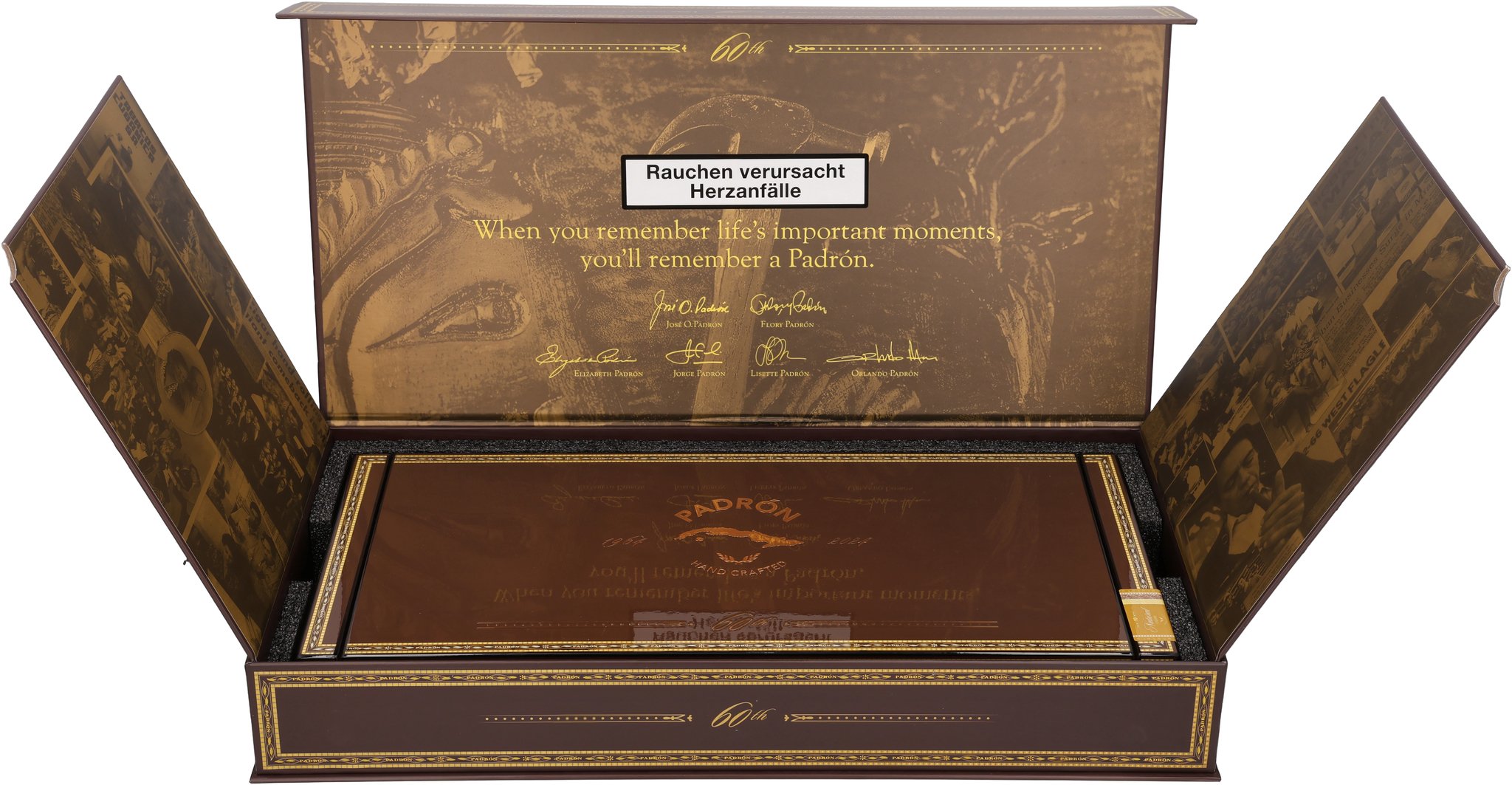 Padron Special Release 60th Anniversary MADURO Verpackung offen