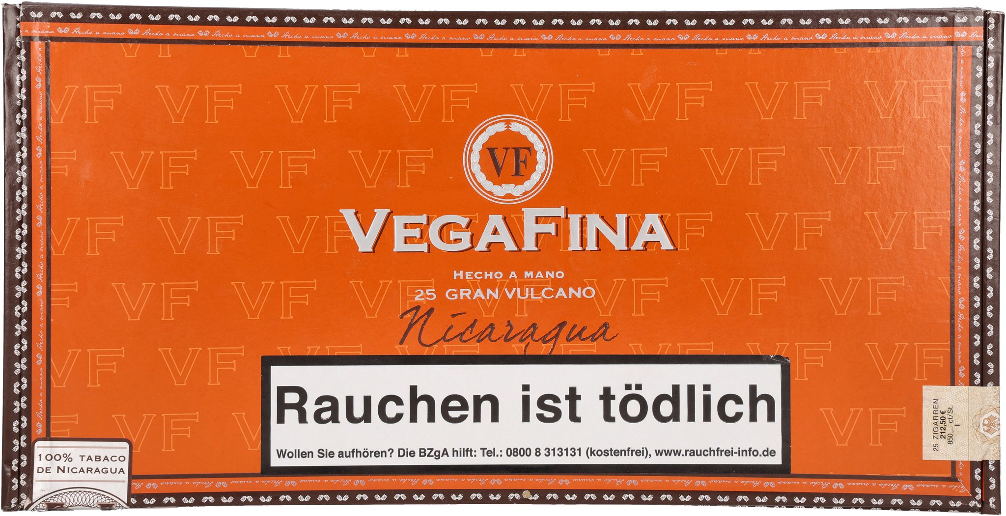 Nicaragua Gran Vulcano box front