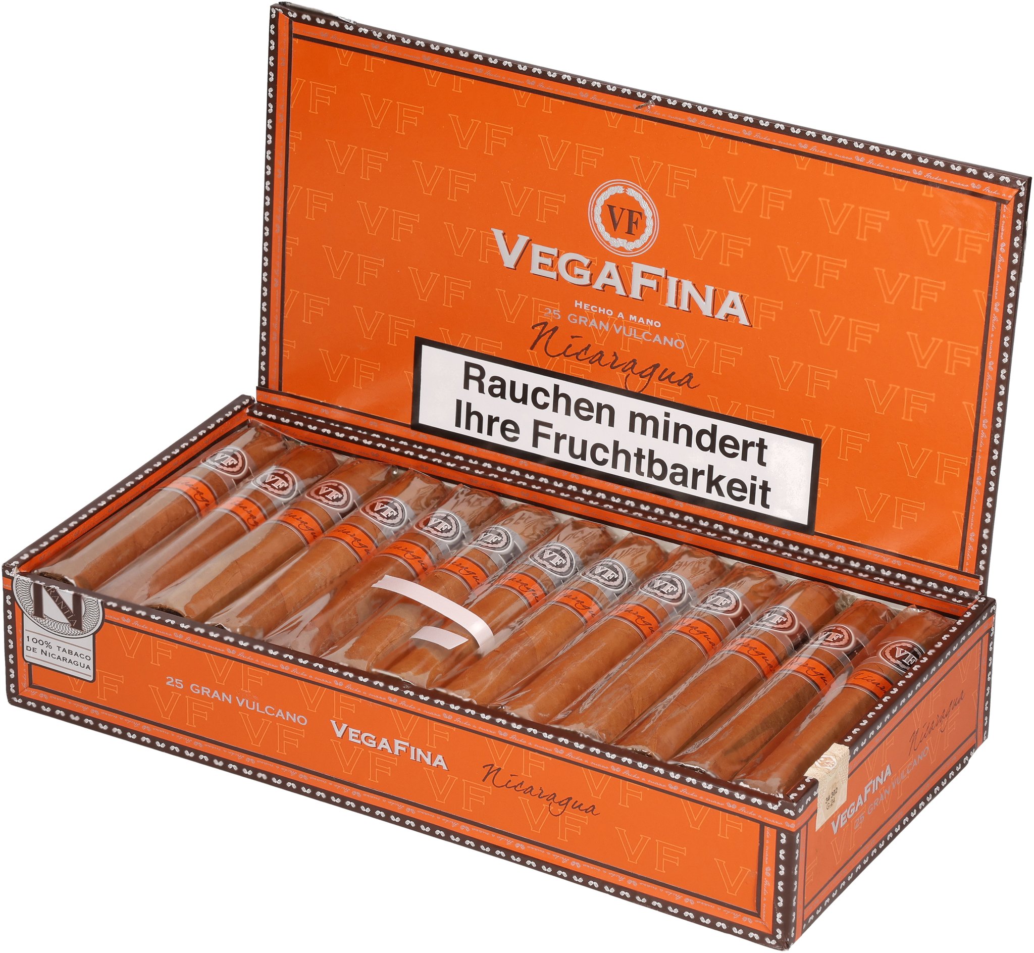 Nicaragua Gran Vulcano box open