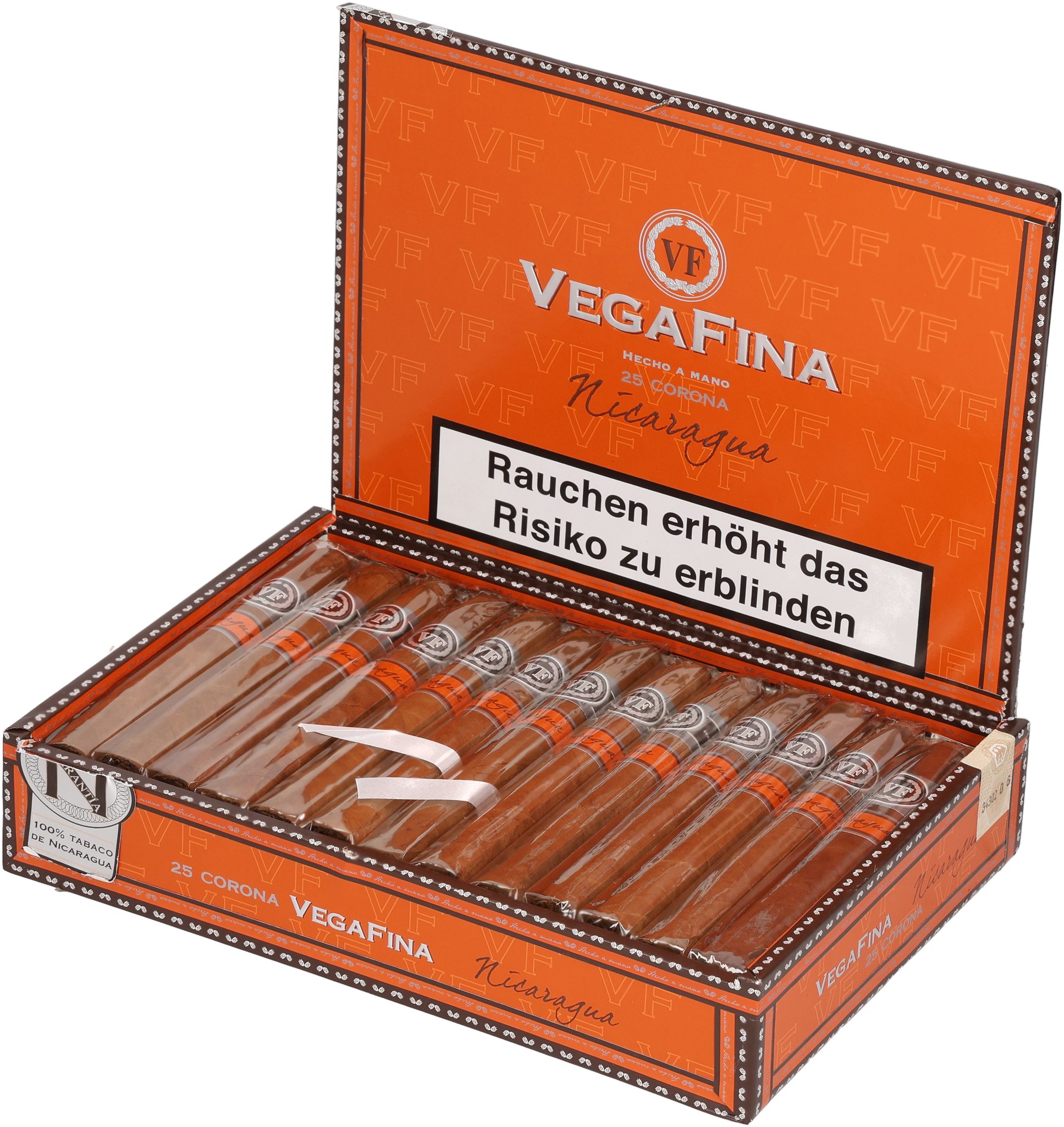 Nicaragua Corona box open