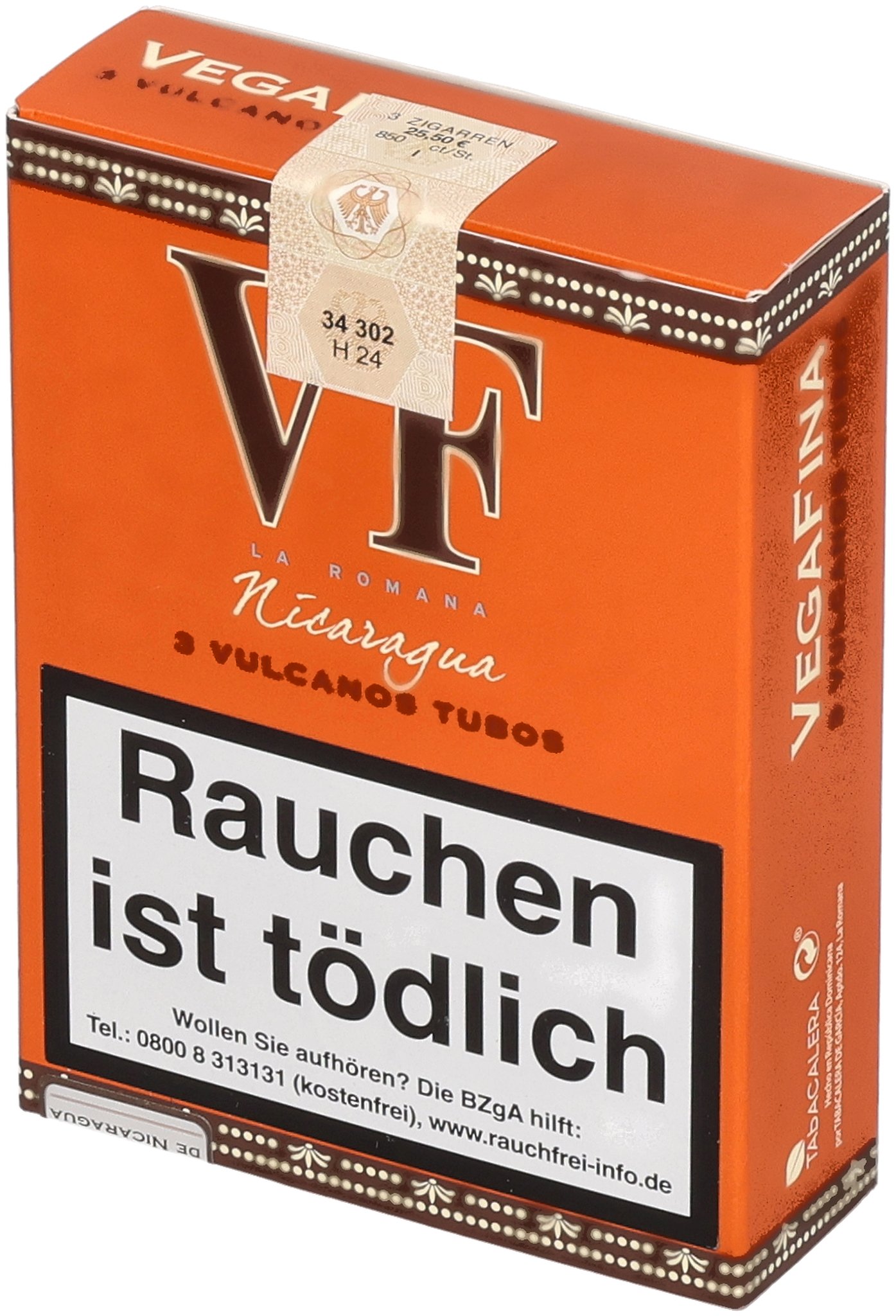 Nicaragua Vulcano Tubo box