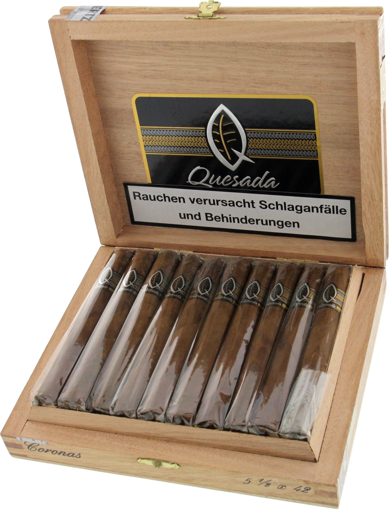 Quesada Seleccion Espana Corona Kiste offen
