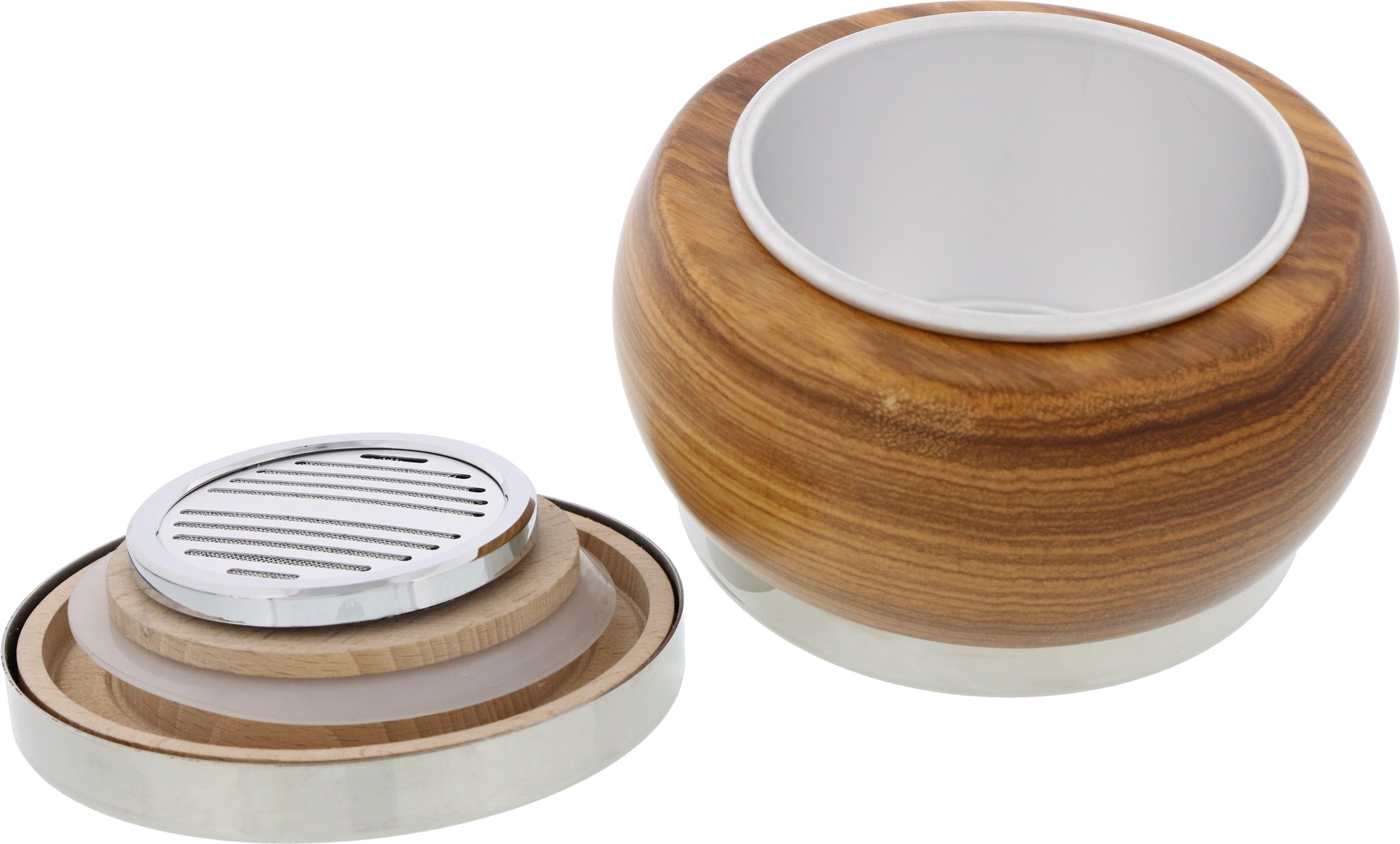 Guy Janot Tabaktopf Zebrano klein (7617) offen