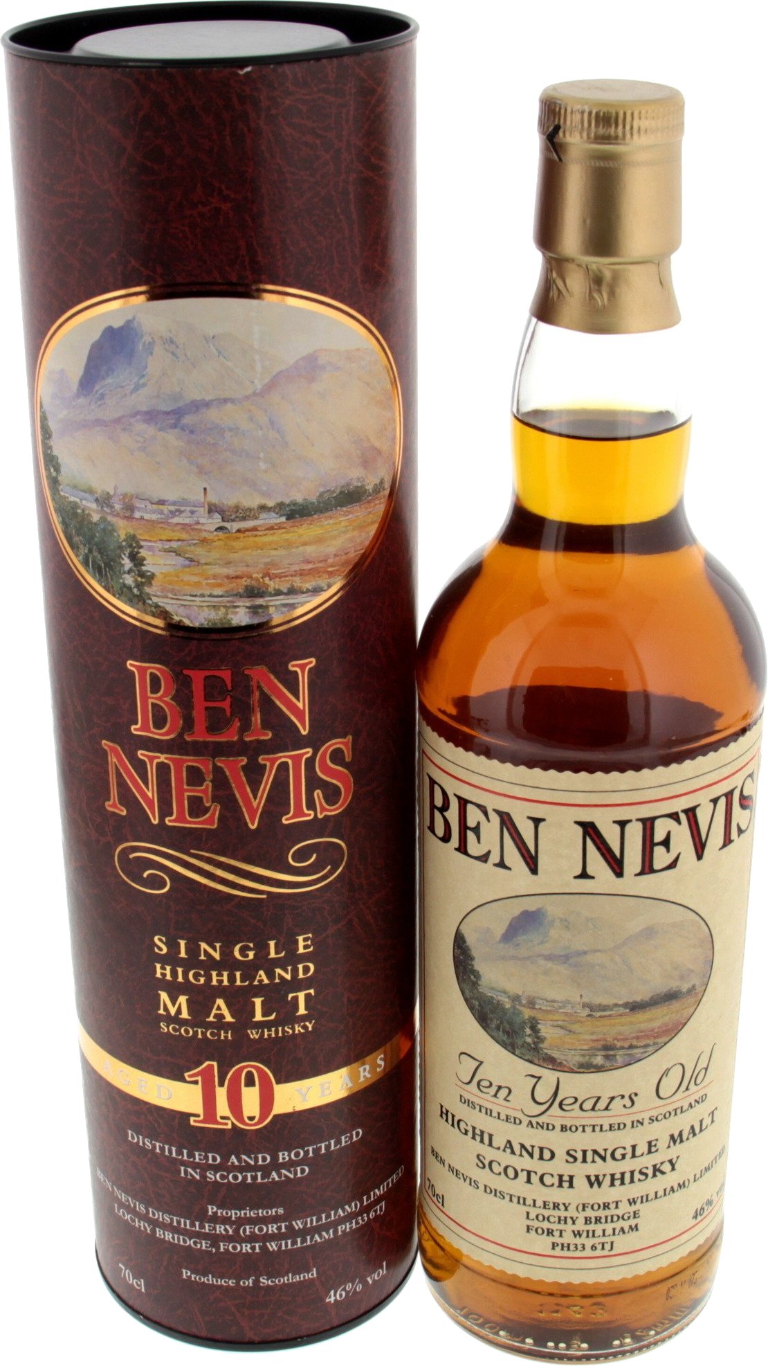 Ben Nevis Single Malt Whisky 10 Years Aged Detailbild