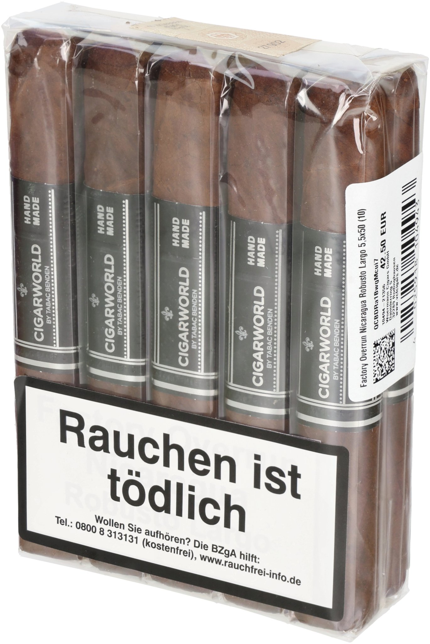 Nicaragua Robusto Largo bundle