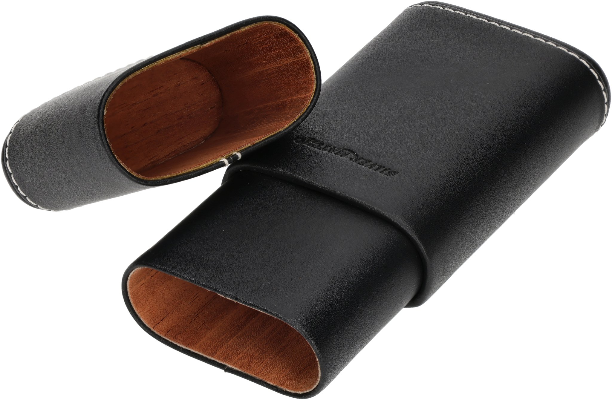 3er Leder Schwarz Silver Match 04