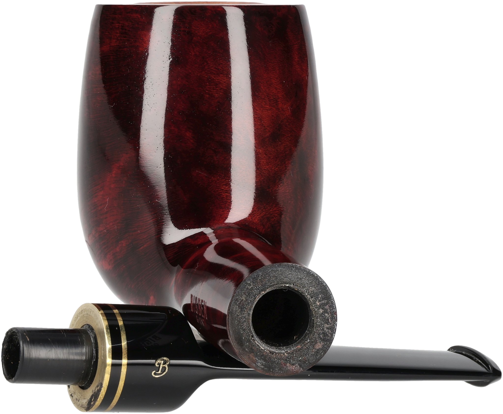 Big Ben Giant 401 TwoTone Red Polish Pfeife offen